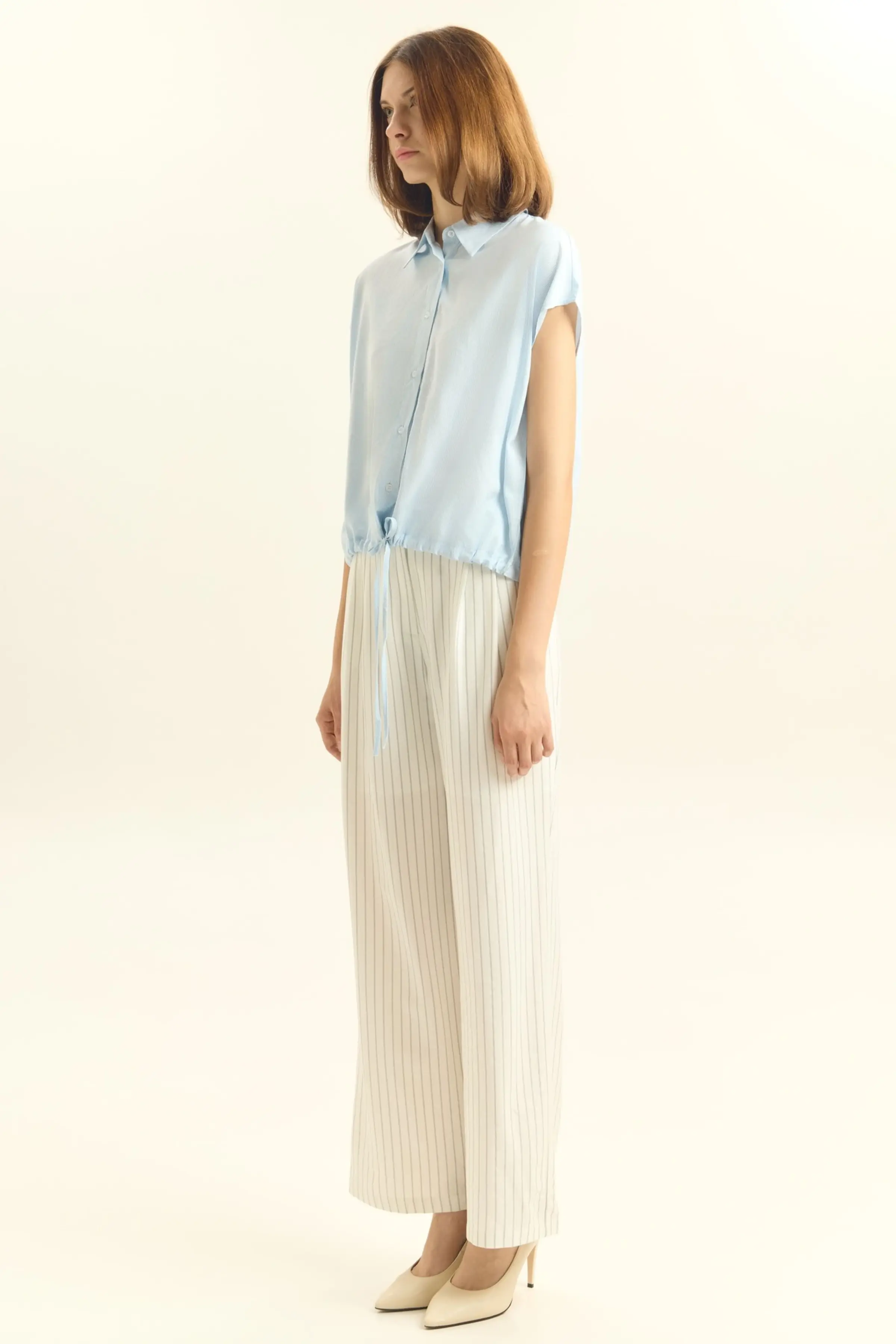 Рубашка голубой для женщин 45240-10 66