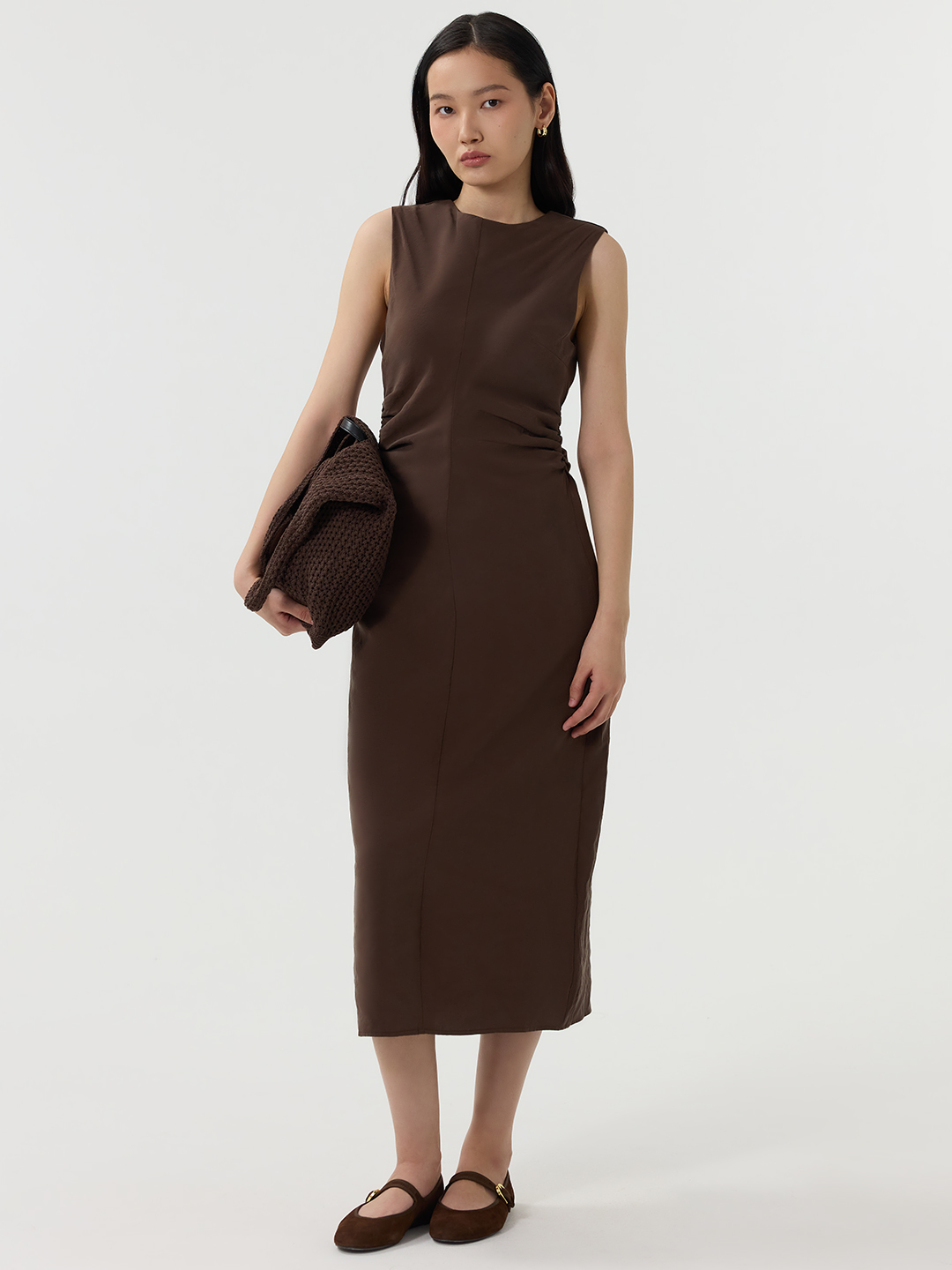 Платье коричневый для женщин 49226-13 54