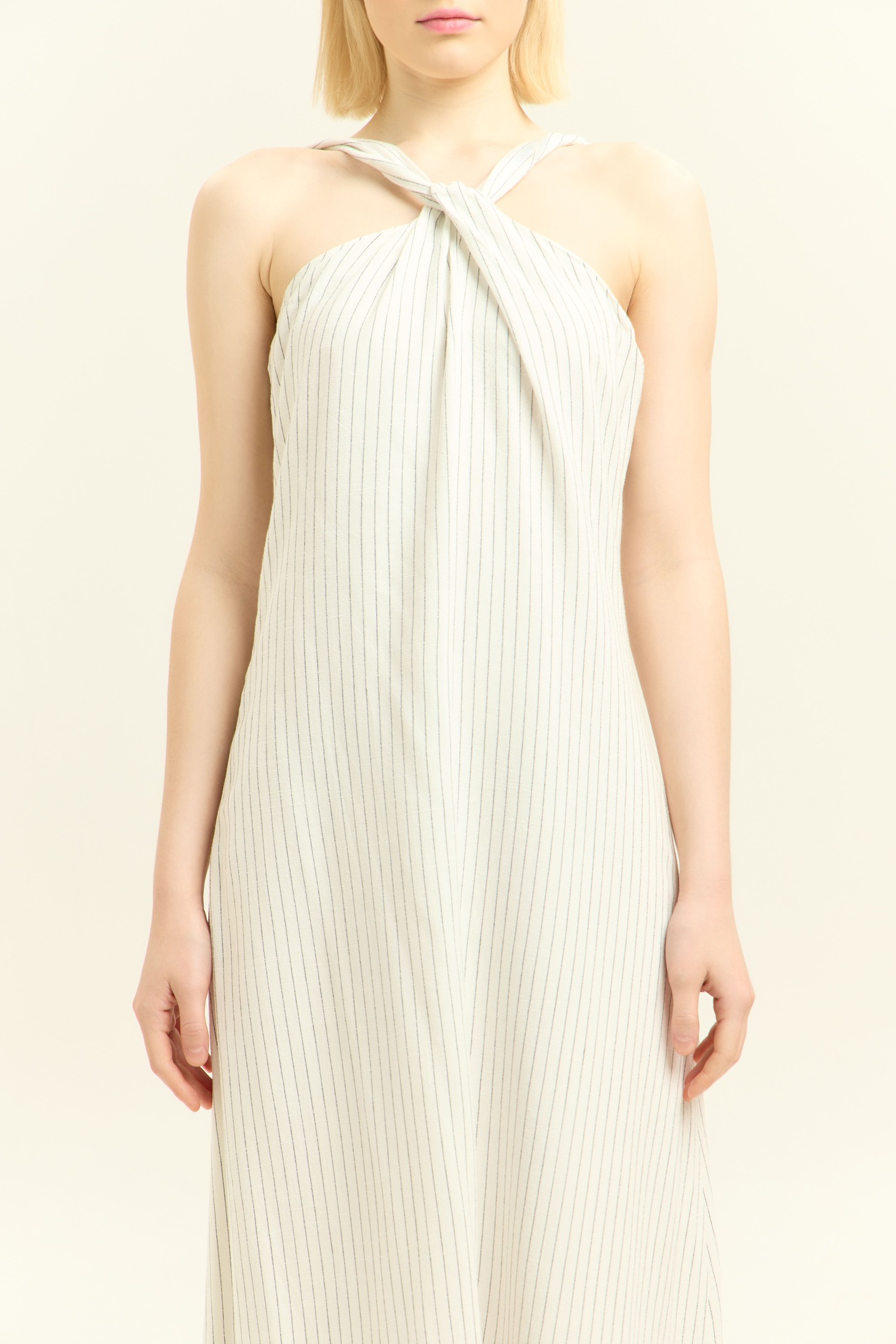 Сарафан черно-белая полоска для женщин 45279-75 48