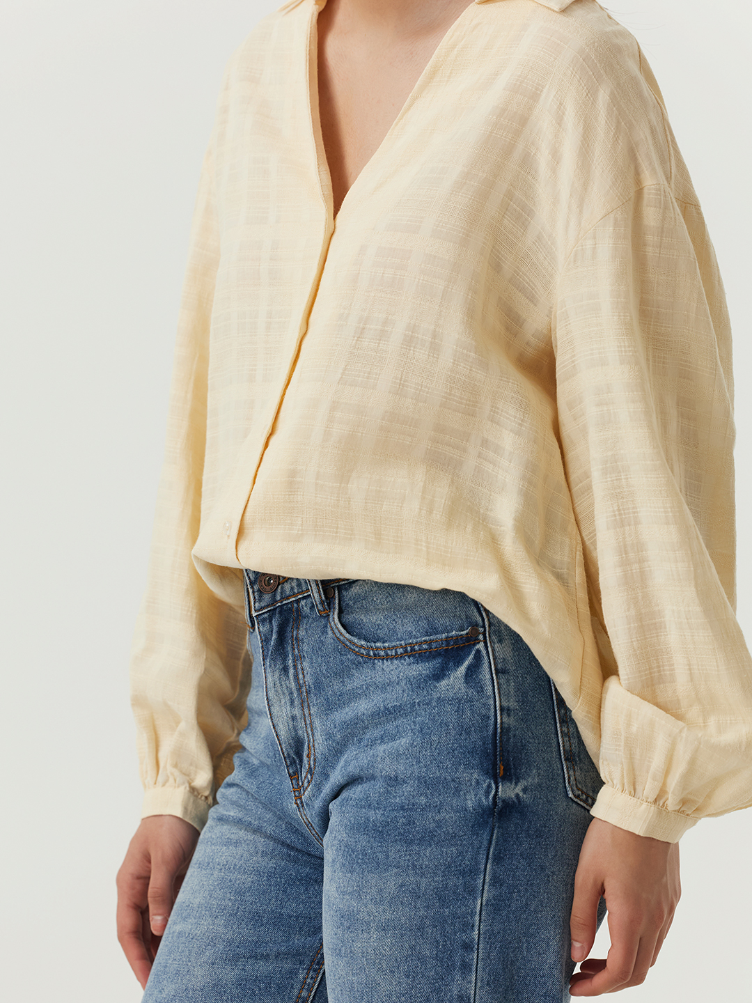 Блузка желтый для женщин 48157-5 28