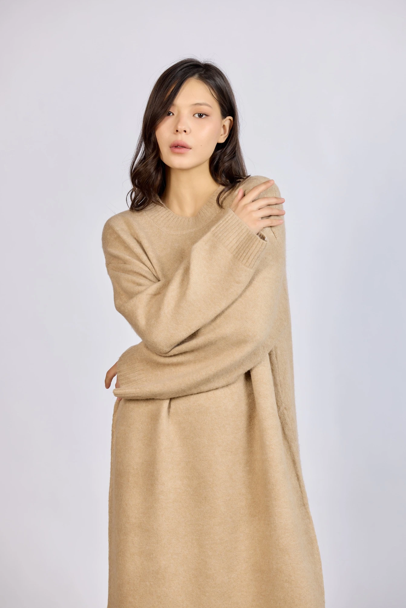 Платье бежевый для женщин 43103-15 54