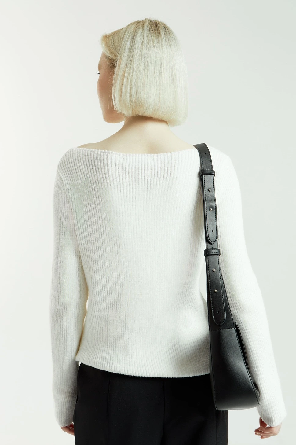 Джемпер белый для женщин 43165-4 60