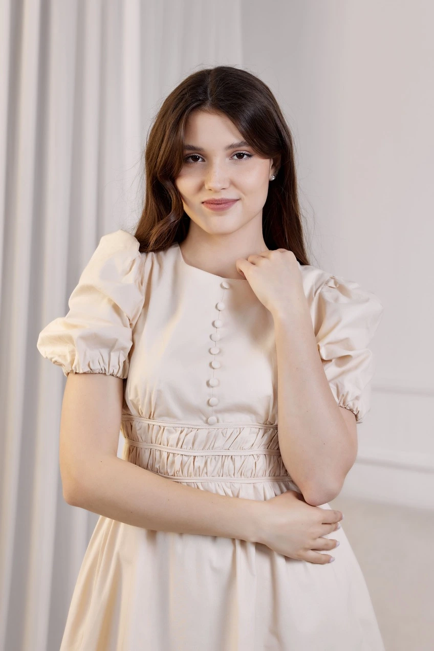 Платье бежевый для женщин 41225-15 54