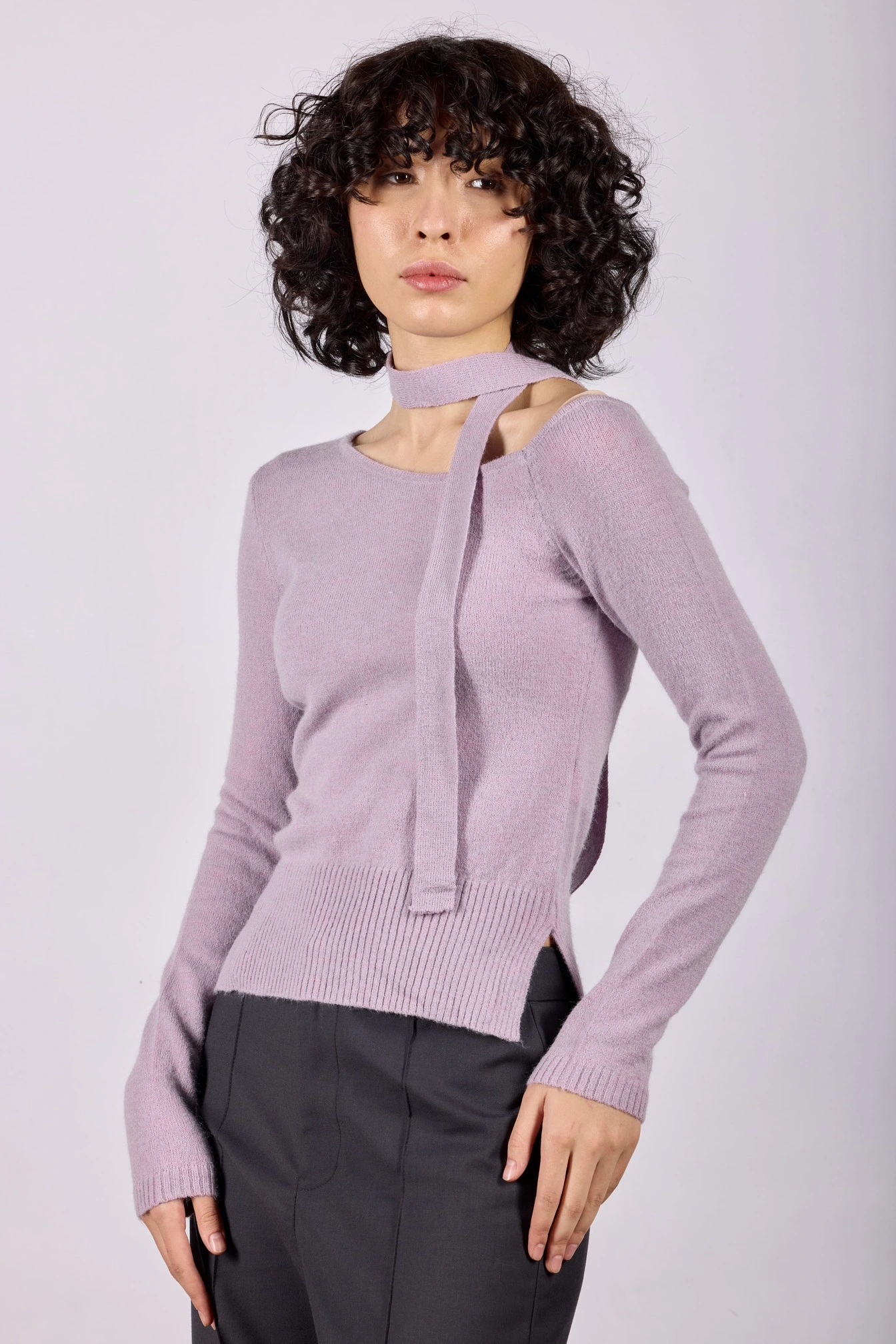 Джемпер лавандовый для женщин 44148-207 60