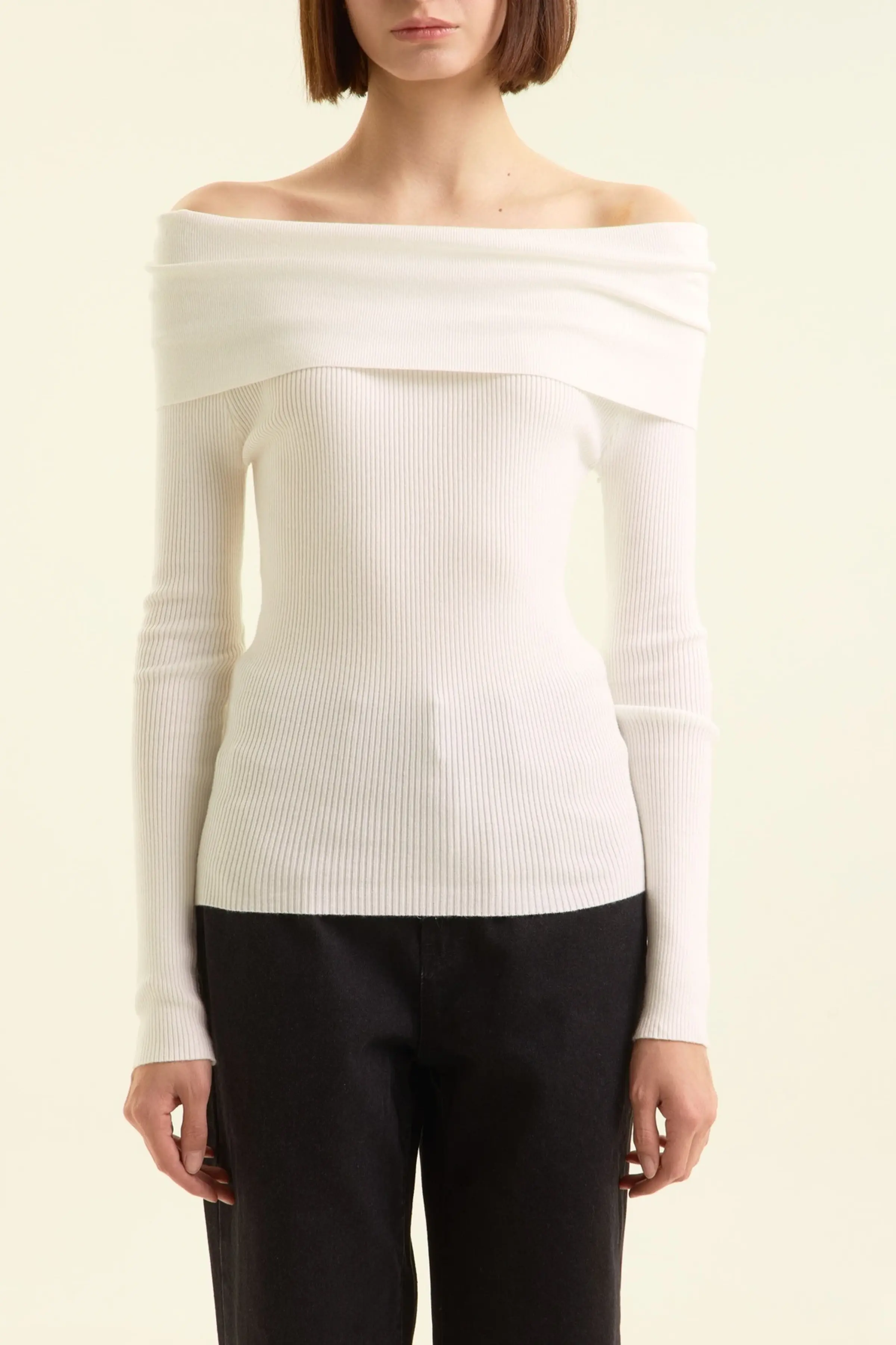 Джемпер белый для женщин 47170-4 60