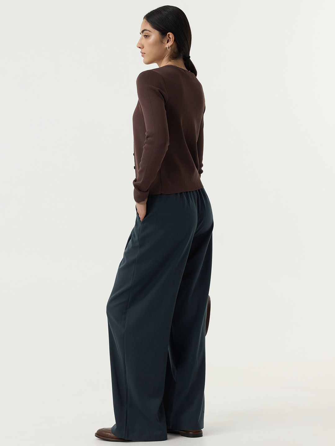 Кардиган коричневый для женщин 48113-13 50