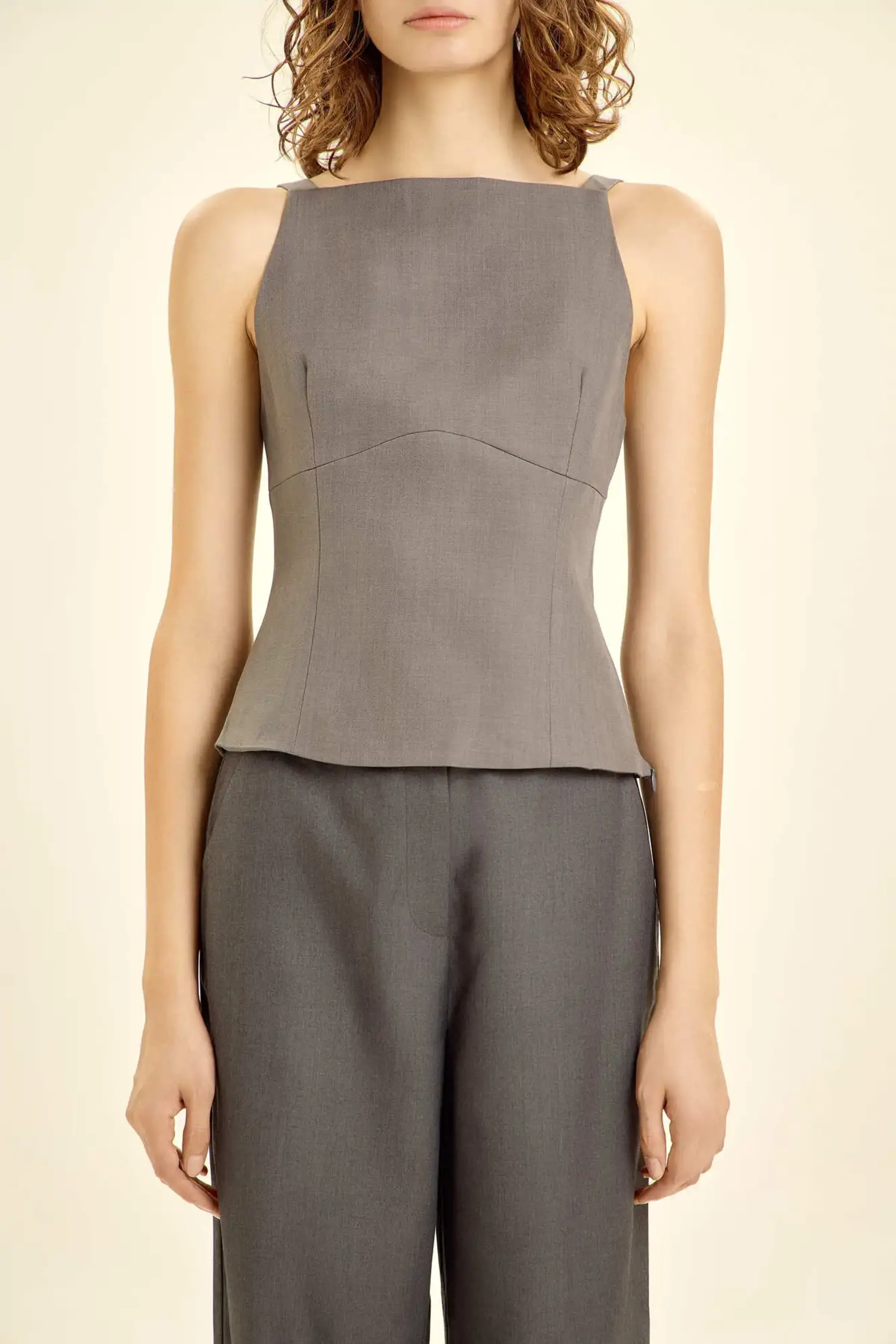 Топ серый для женщин 46103-61 46