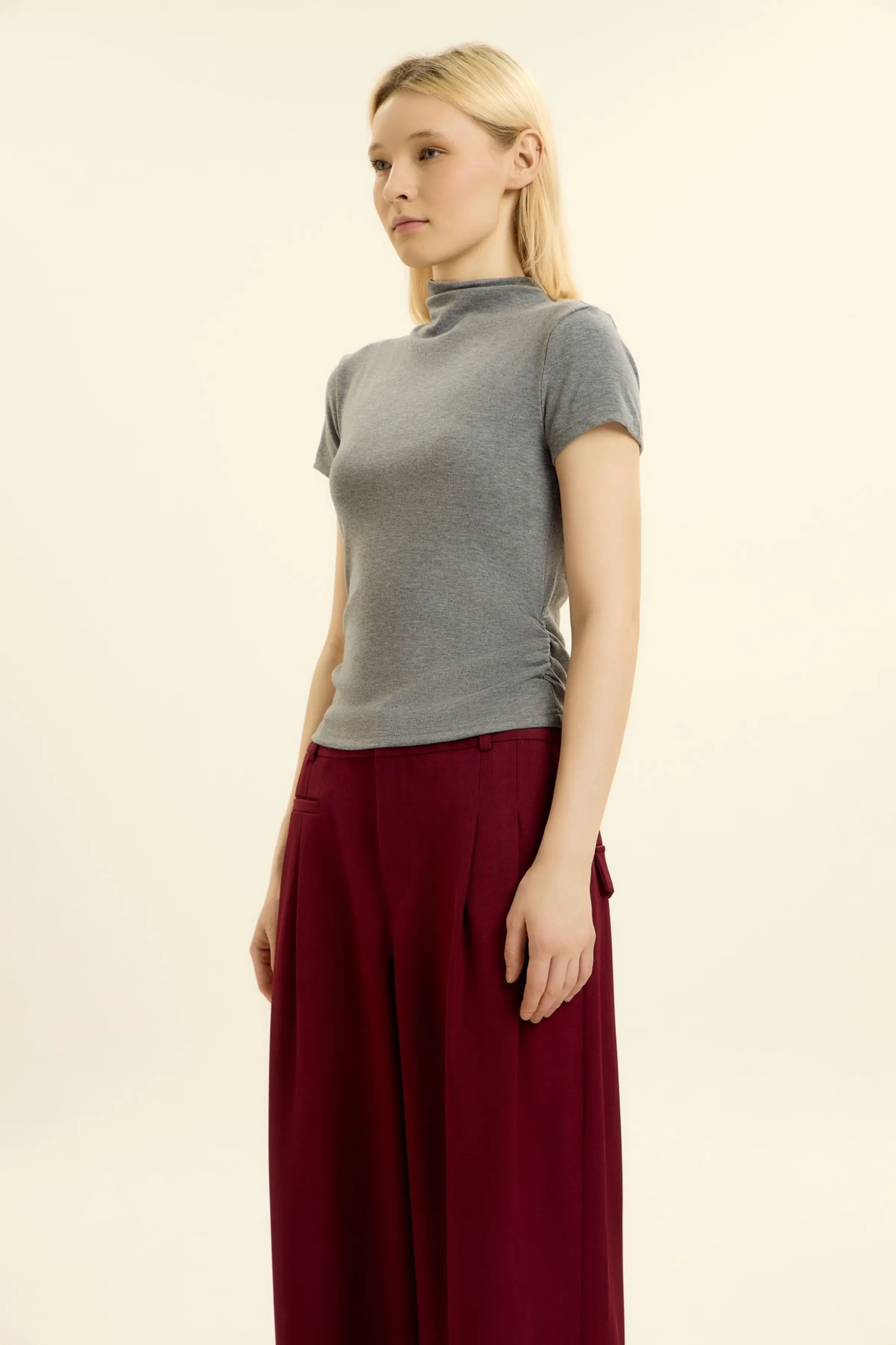 Лонгслив серый для женщин 46212-61 59