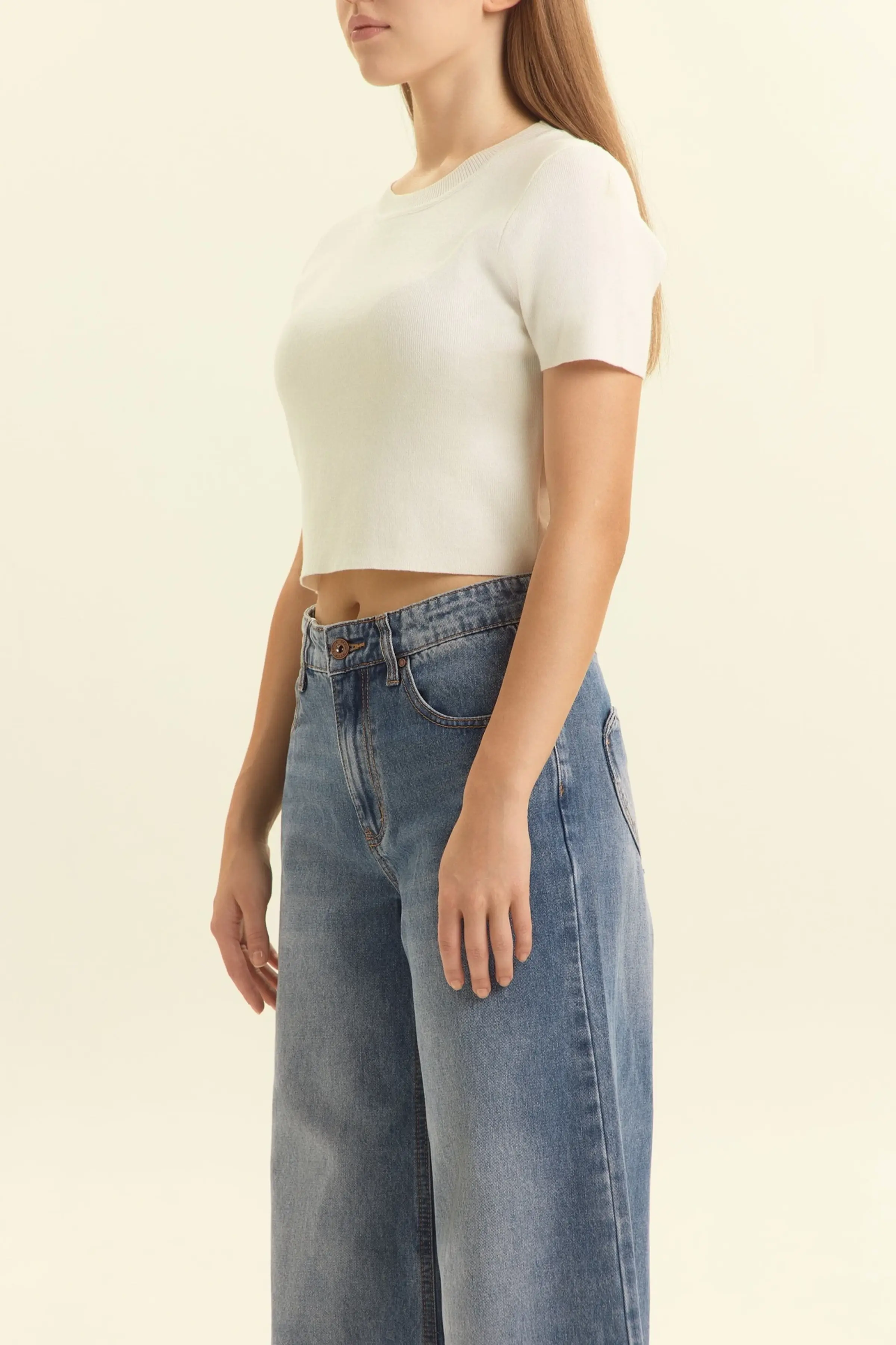 Джемпер белый для женщин 46342-4 60