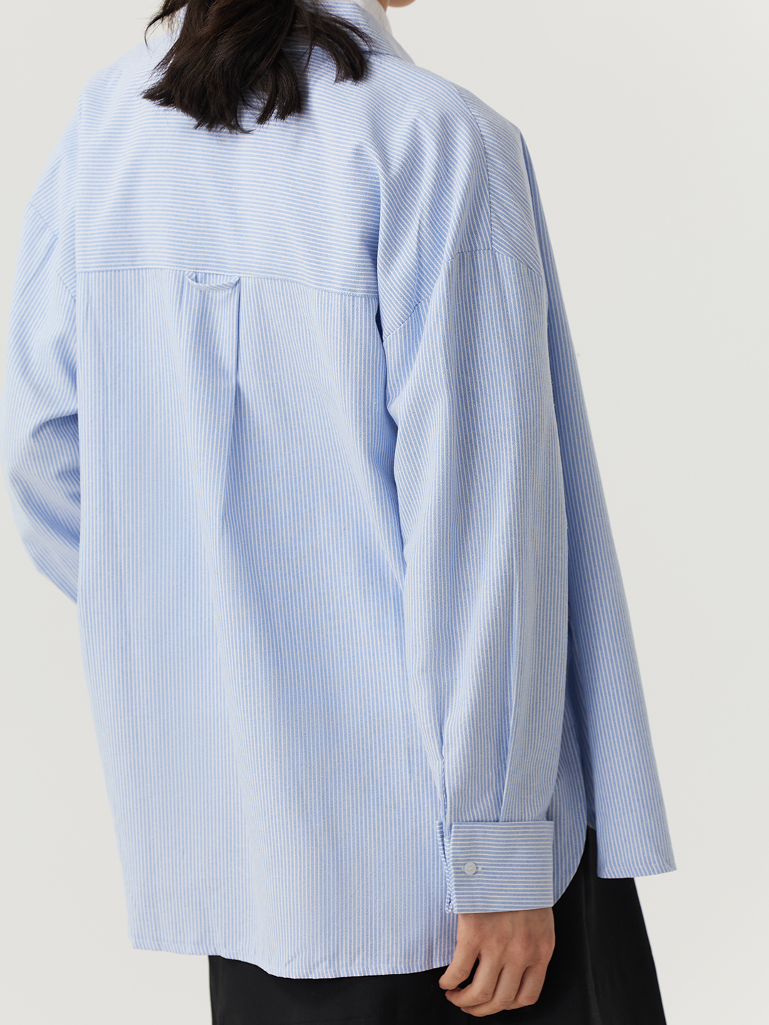 Рубашка бело-голубая полоска для женщин 48344-47 66