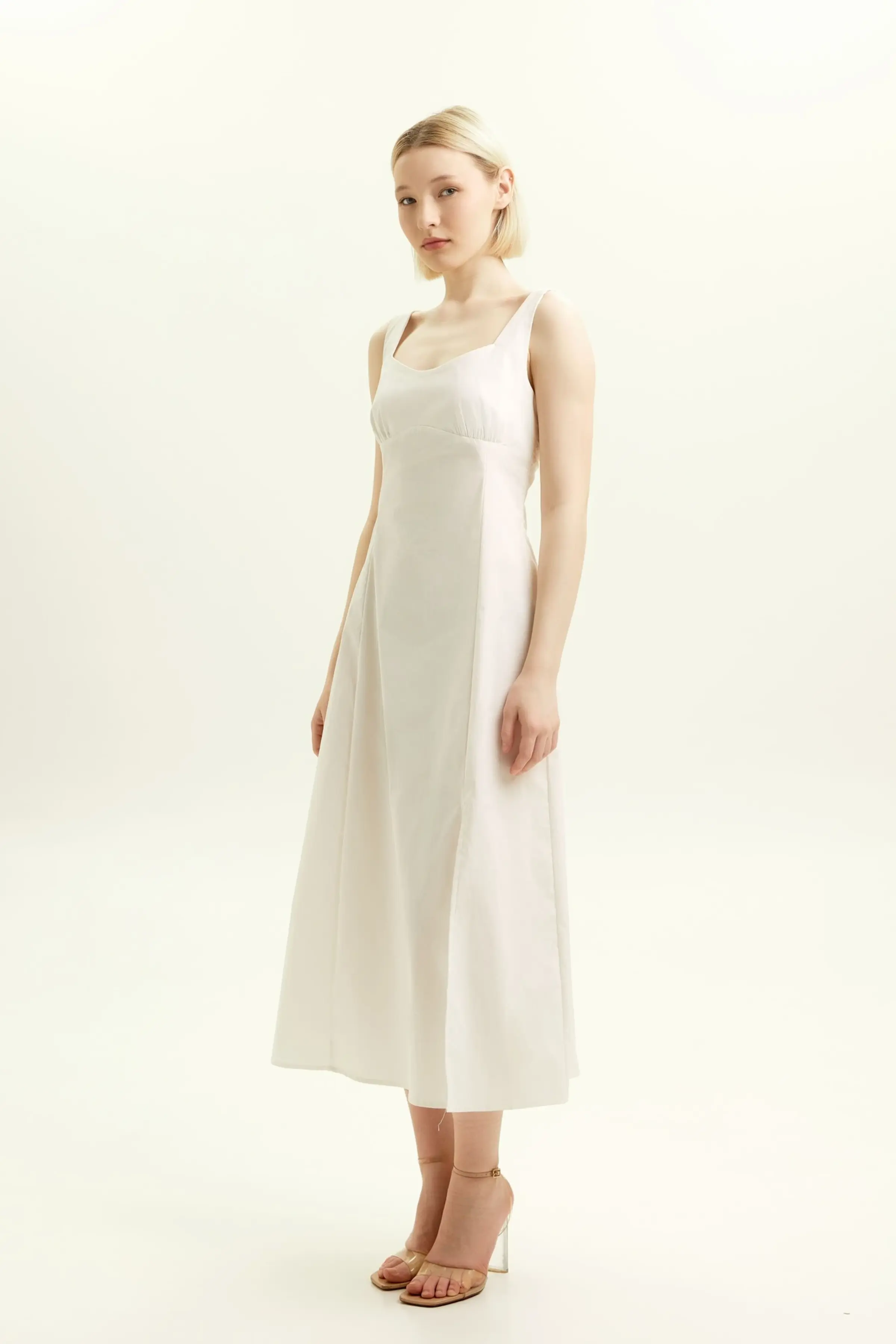 Сарафан белый для женщин 45277-4 48