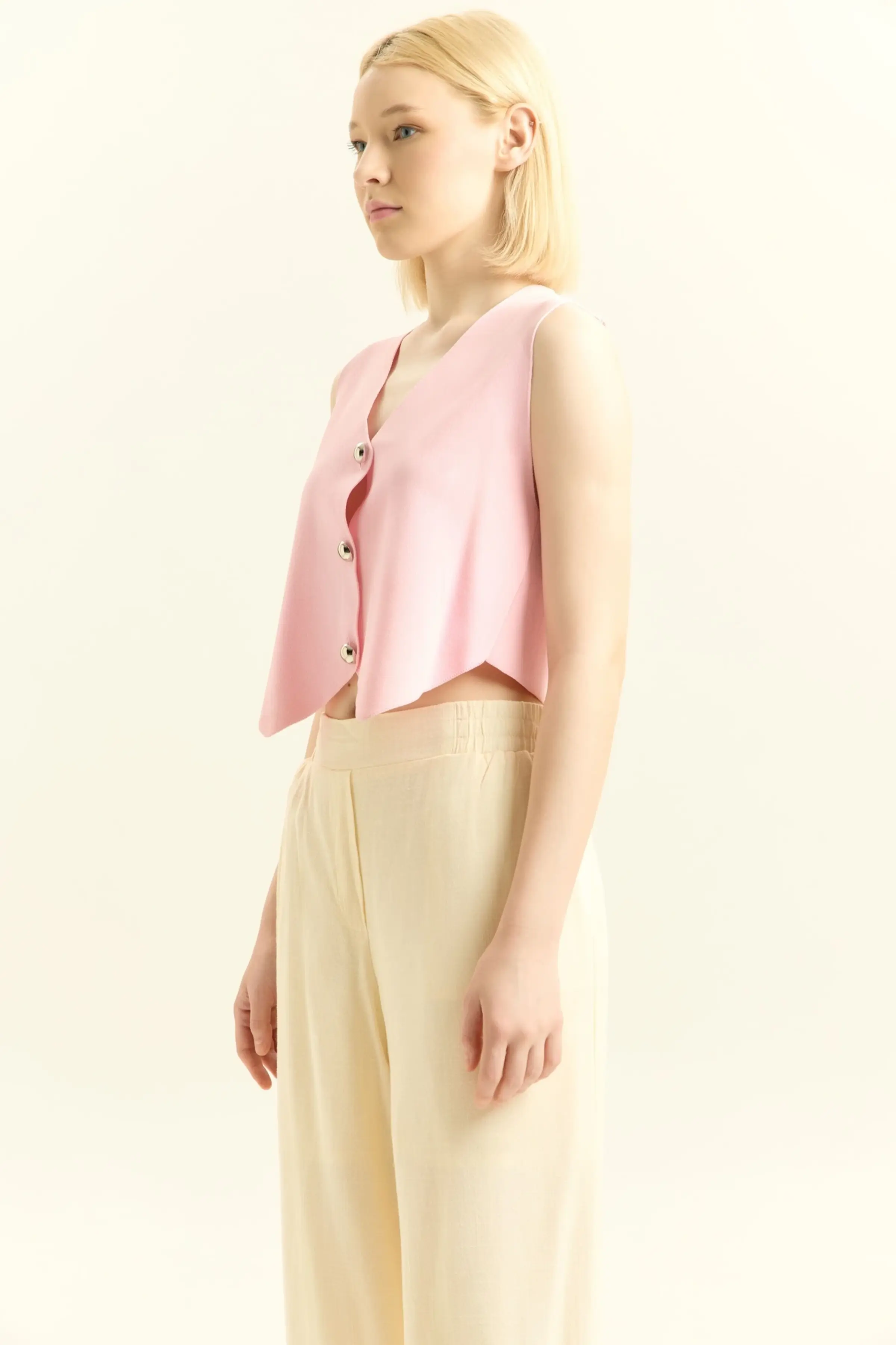 Жилетка розовый для женщин 45231-17 68