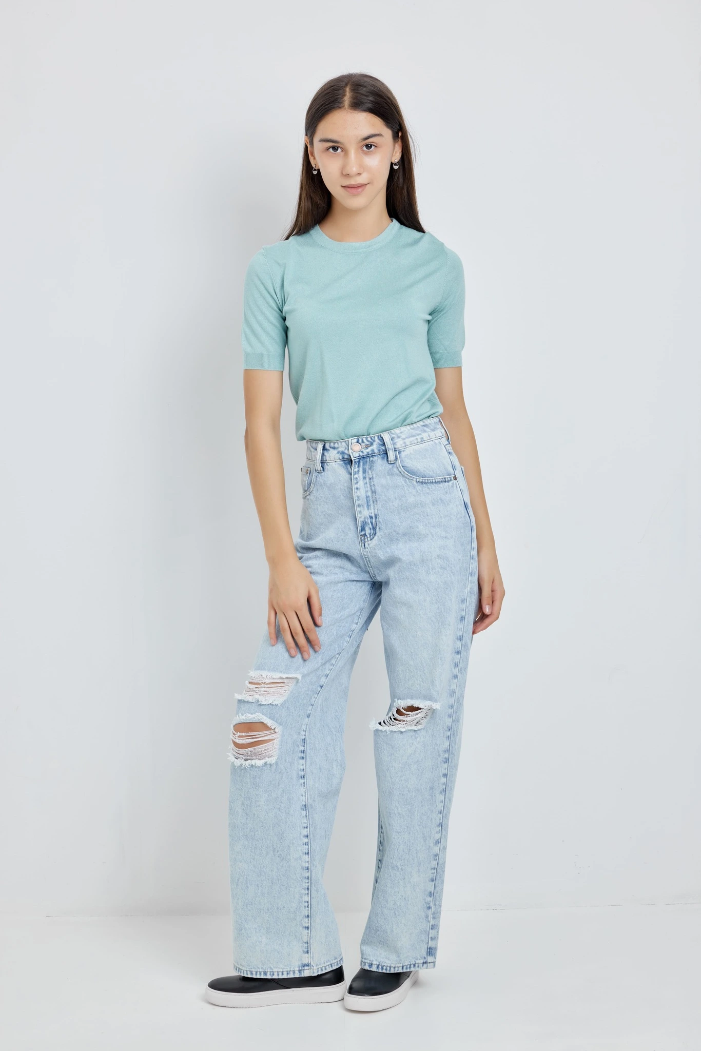 Джинсы голубой для женщин 41329-10 74