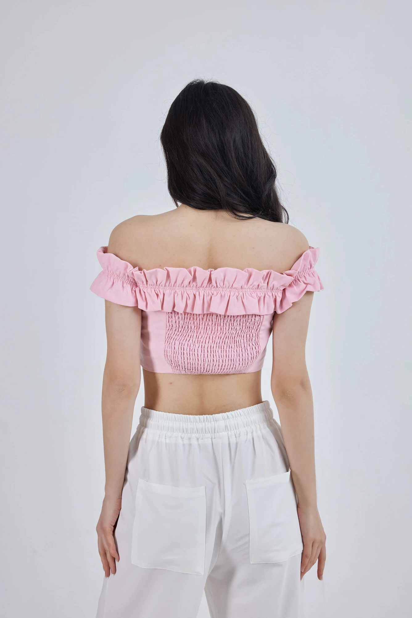 Топ розовый для женщин 41211-17 46