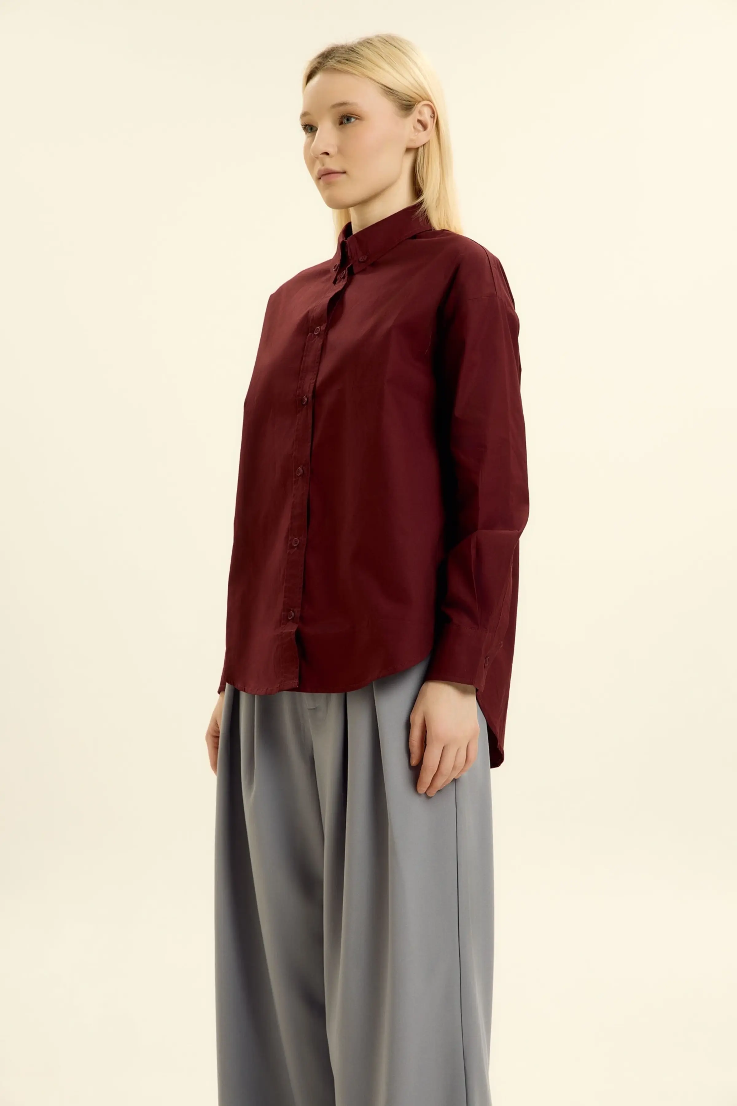 Рубашка бордовый для женщин 46249-67 66