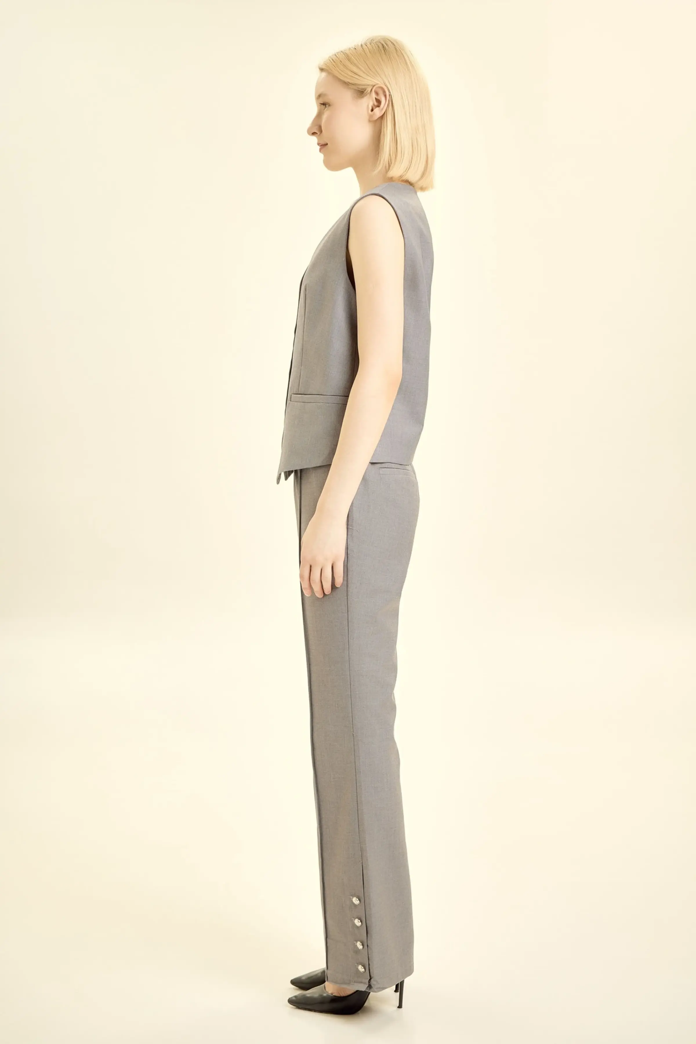 Жилетка серый для женщин 46135-61 68