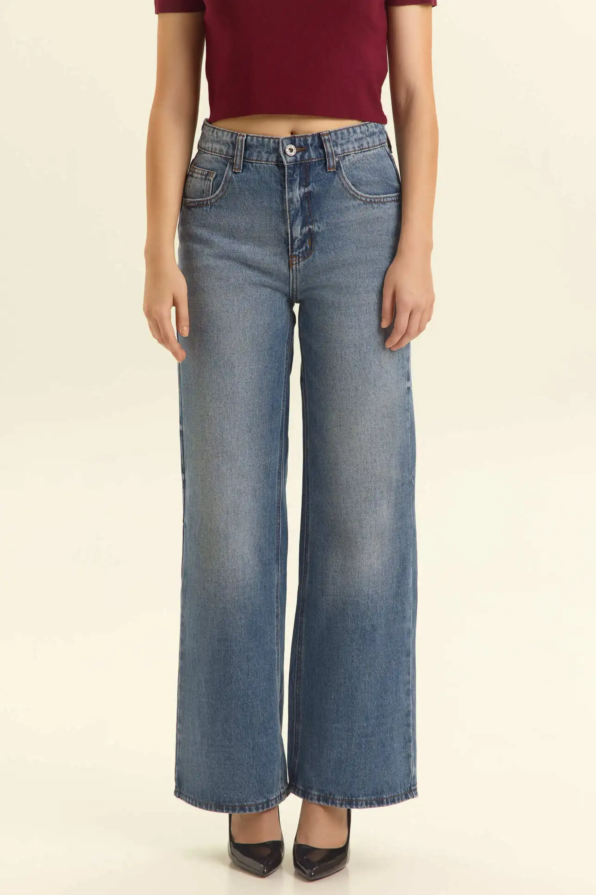 Джинсы светло-синий для женщин 46272-195 74