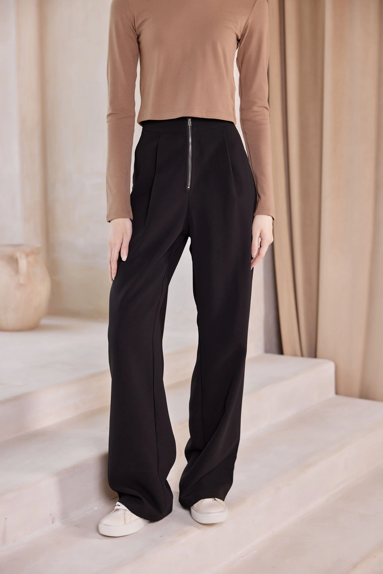 Брюки черный для женщин 42230-1 71