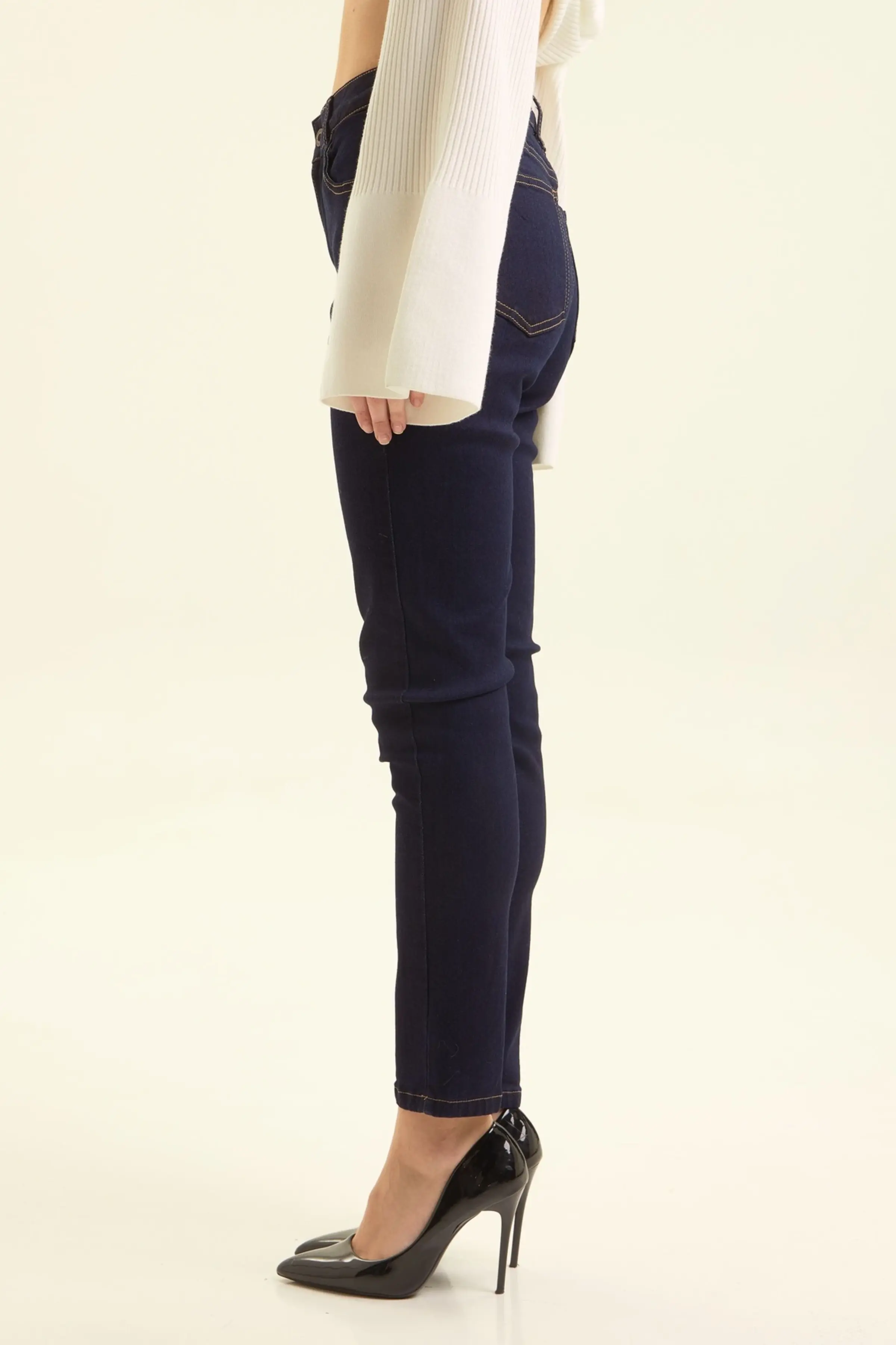 Джинсы темно-синий для женщин 47186-18 74