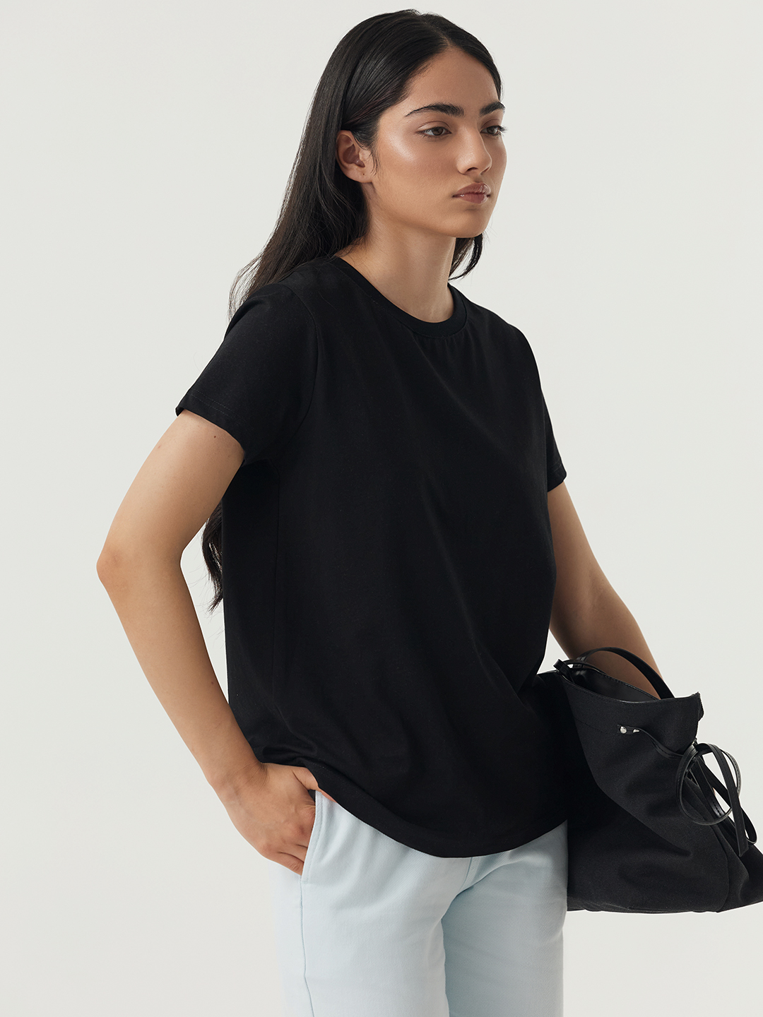 Футболка черный для женщин 48280-1 67