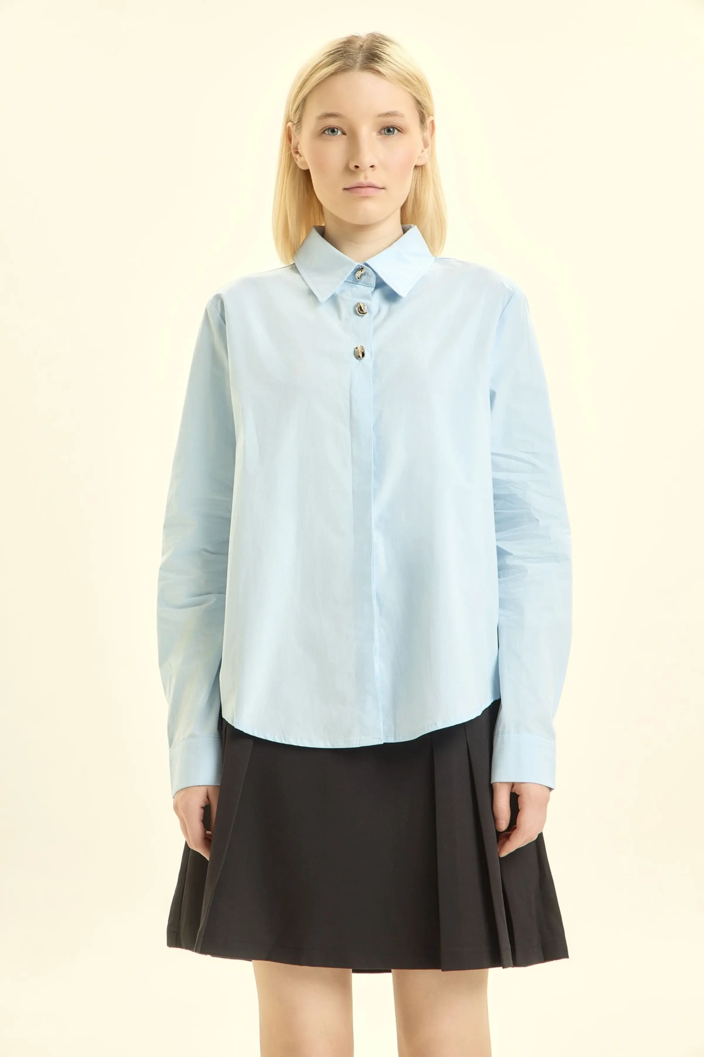 Рубашка голубой для женщин 46177-10 66