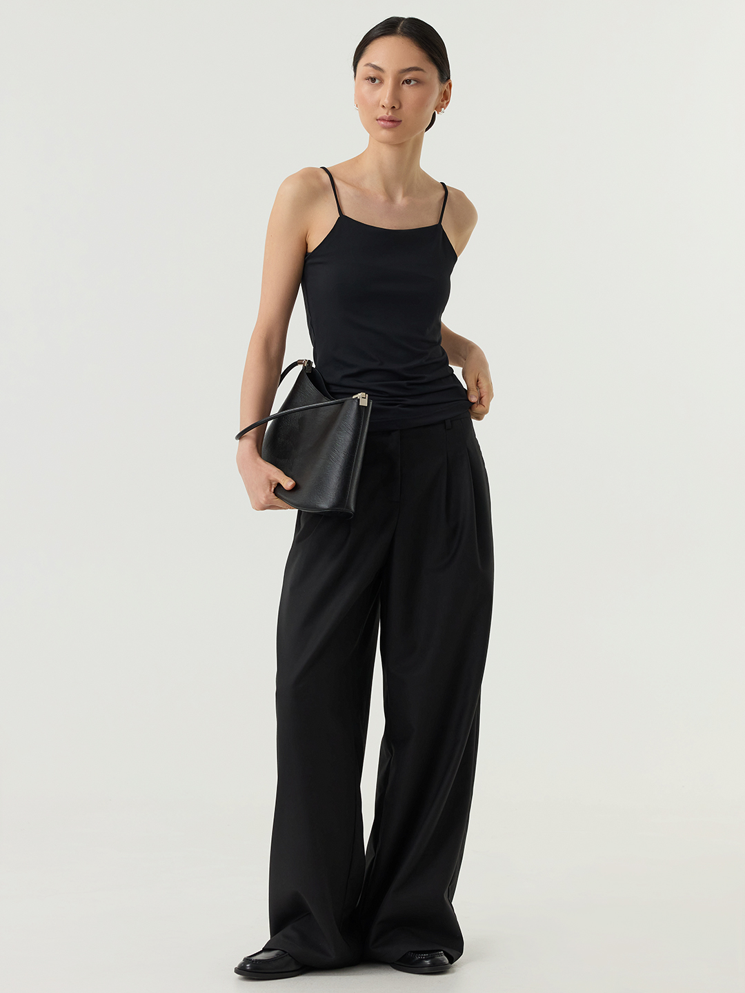 Топ черный для женщин 48195-1 46