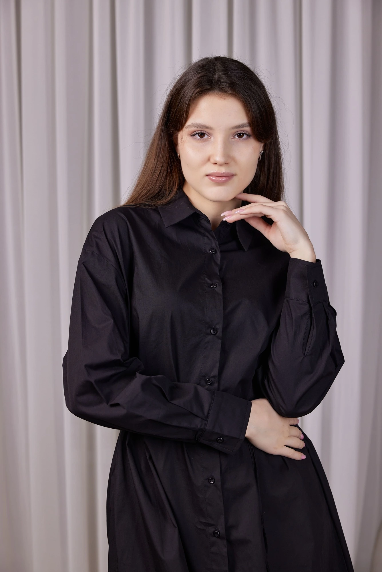 Платье черный для женщин 40342-1 54