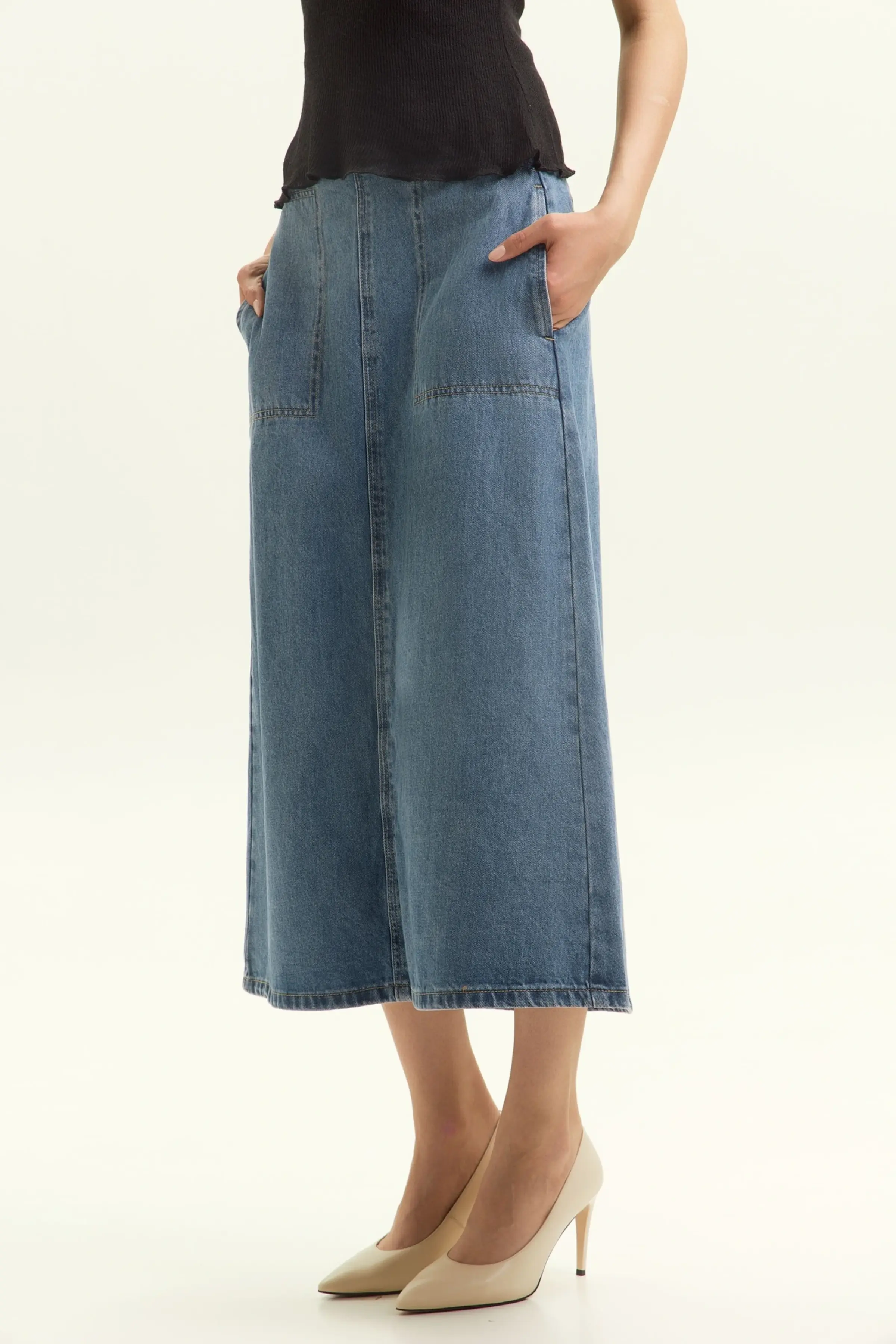 Юбка синий для женщин 45129-65 52