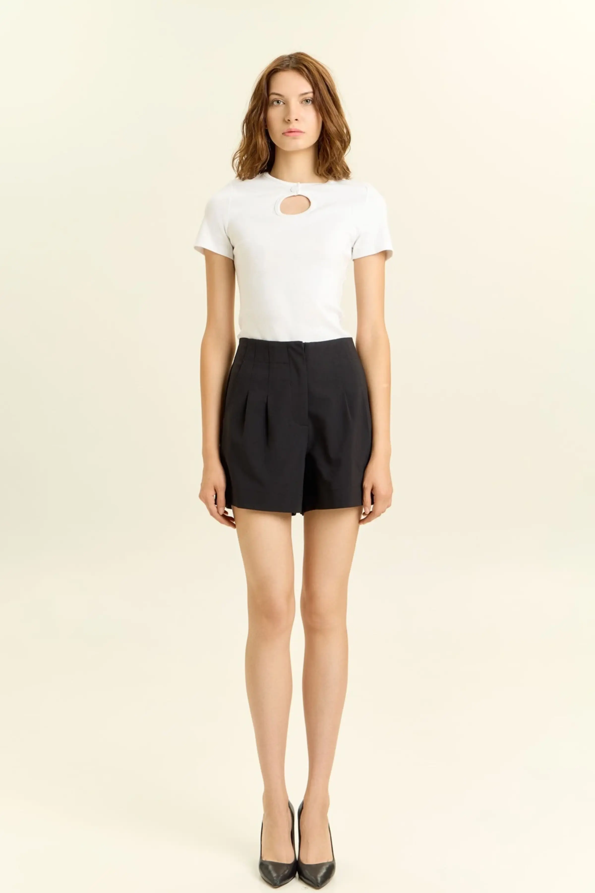 Шорты черный для женщин 45296-1 57