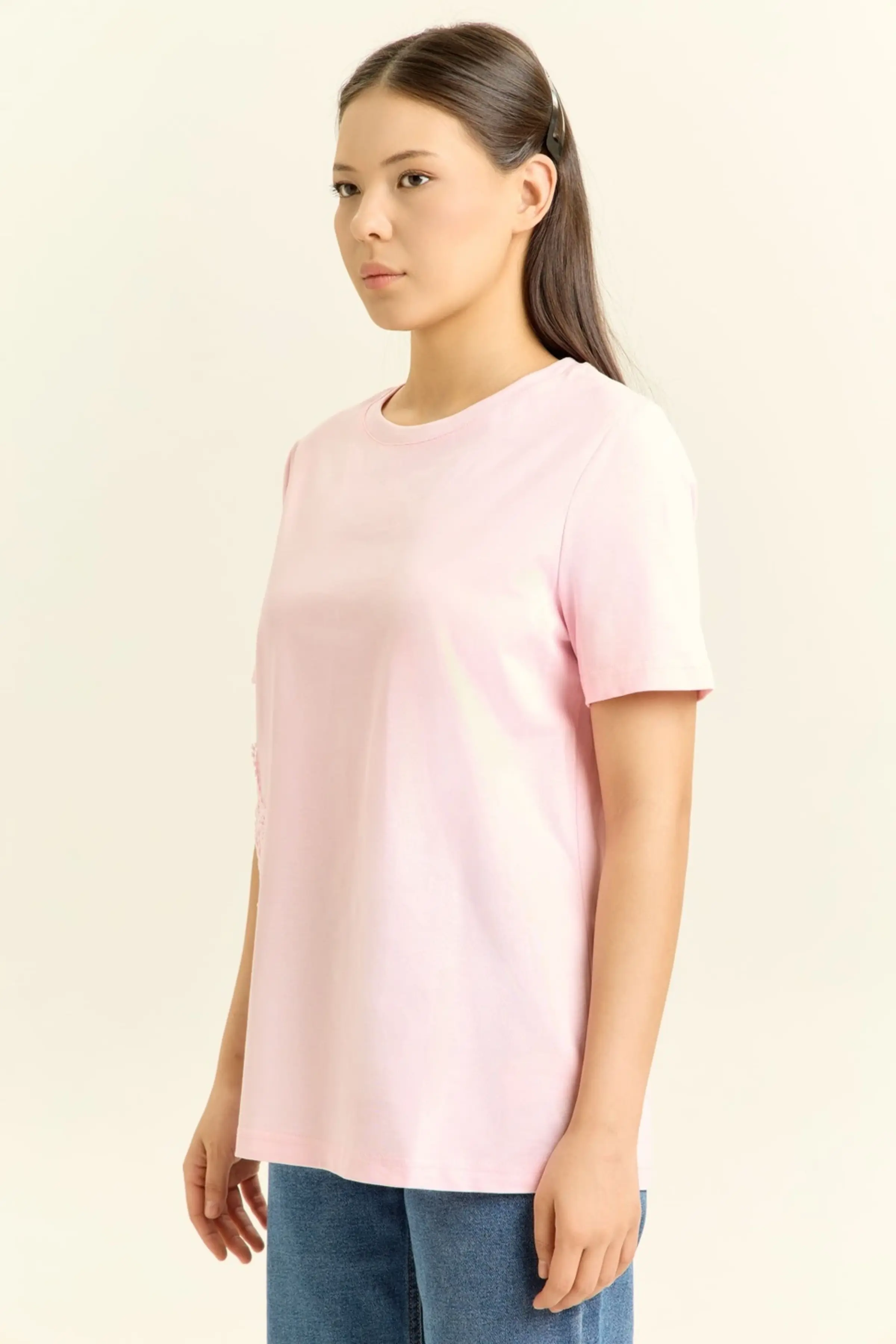 Футболка розовый для женщин 45132-17 67