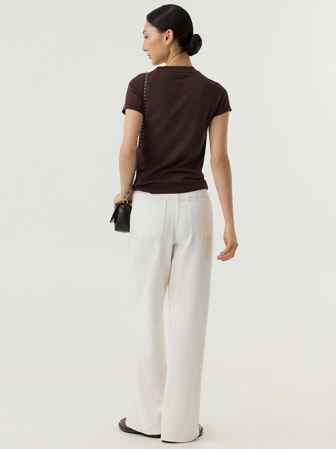 Джемпер коричневый для женщин 48140-13 60