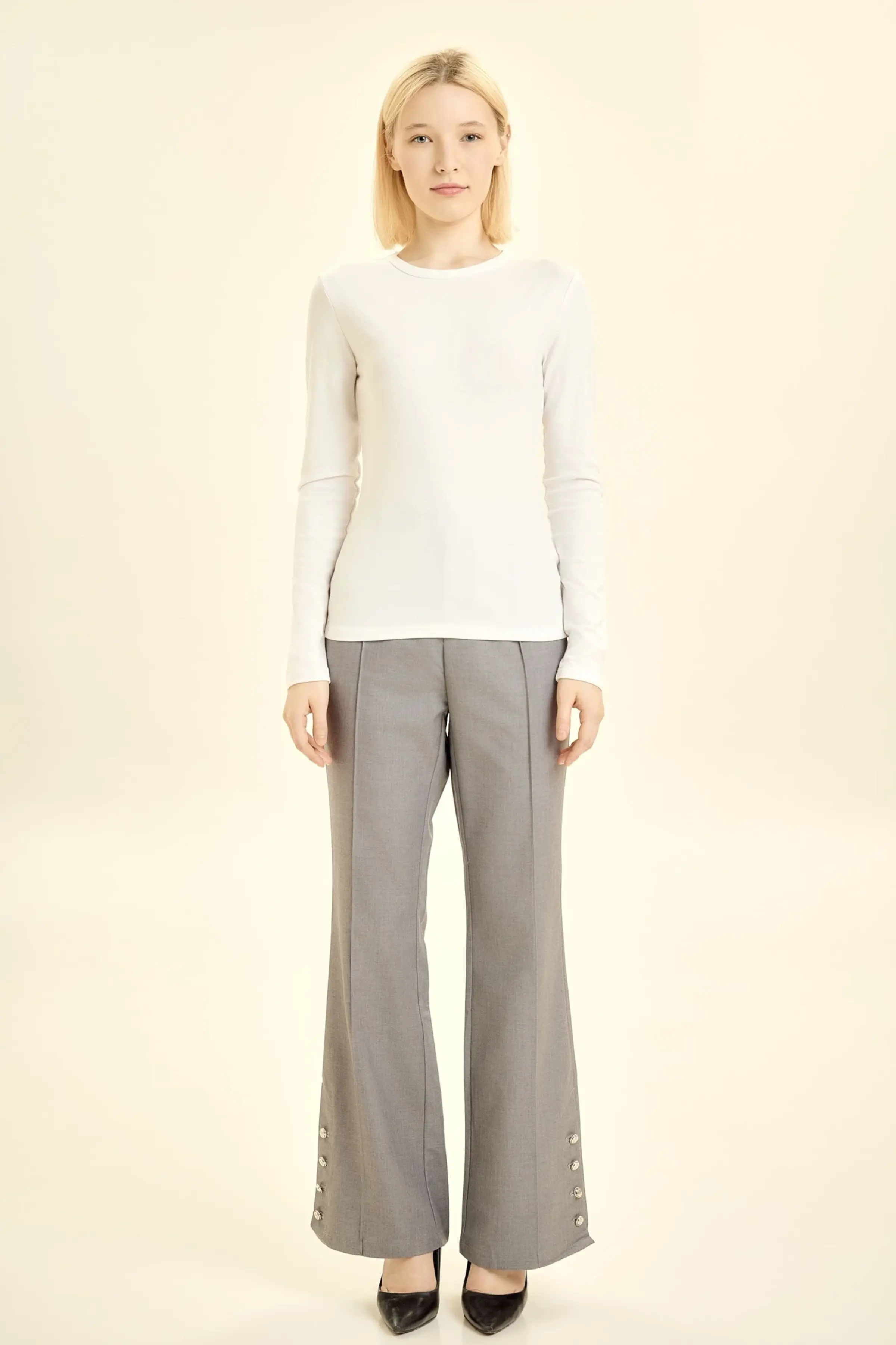 Лонгслив белый для женщин 46133-4 59