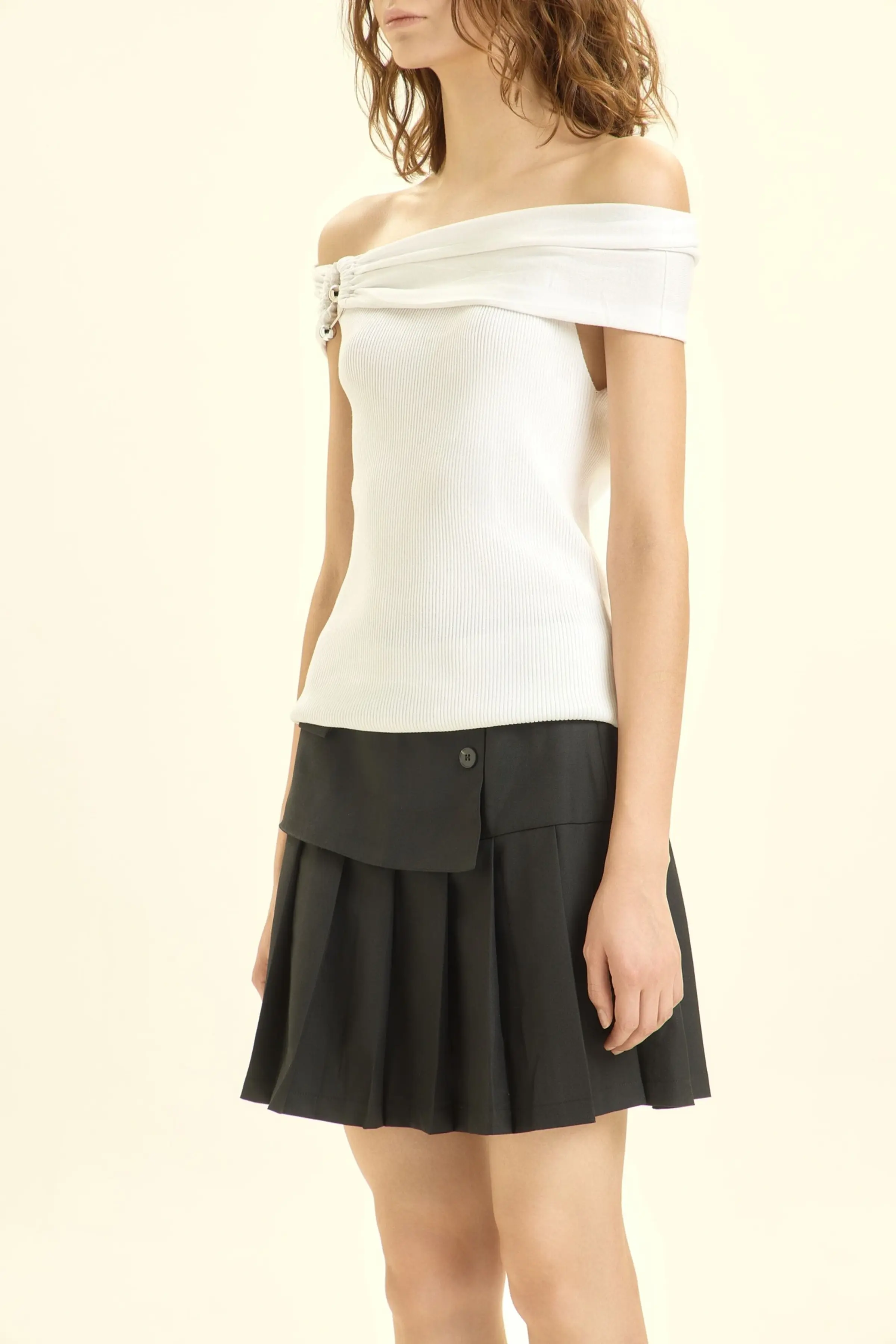 Топ белый для женщин 46181-4 46