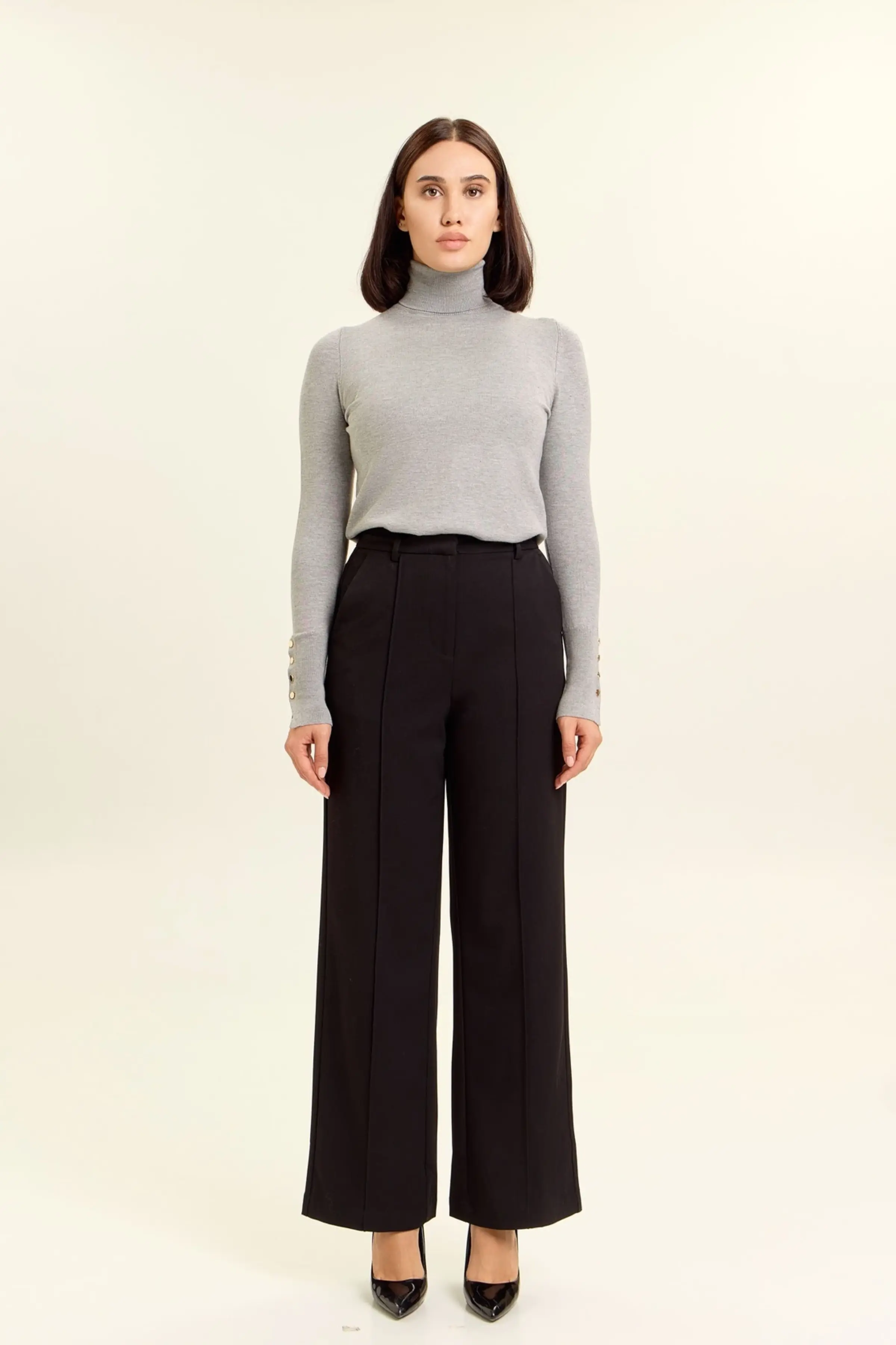 Брюки черный для женщин 47141-1 71