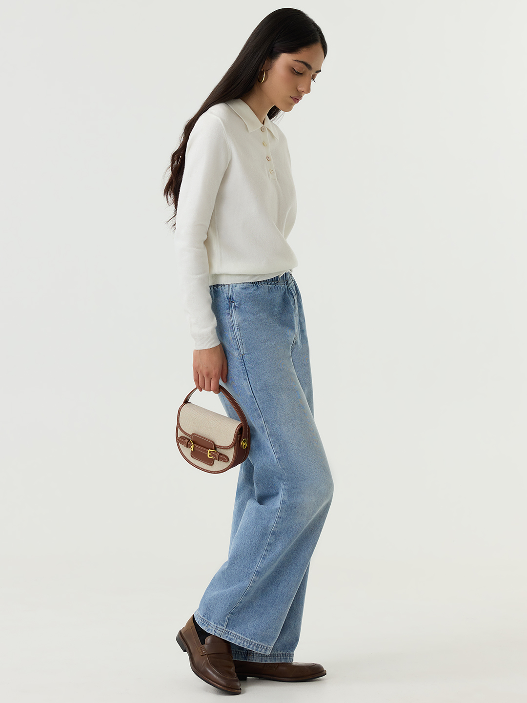 Джемпер белый для женщин 48107-4 60