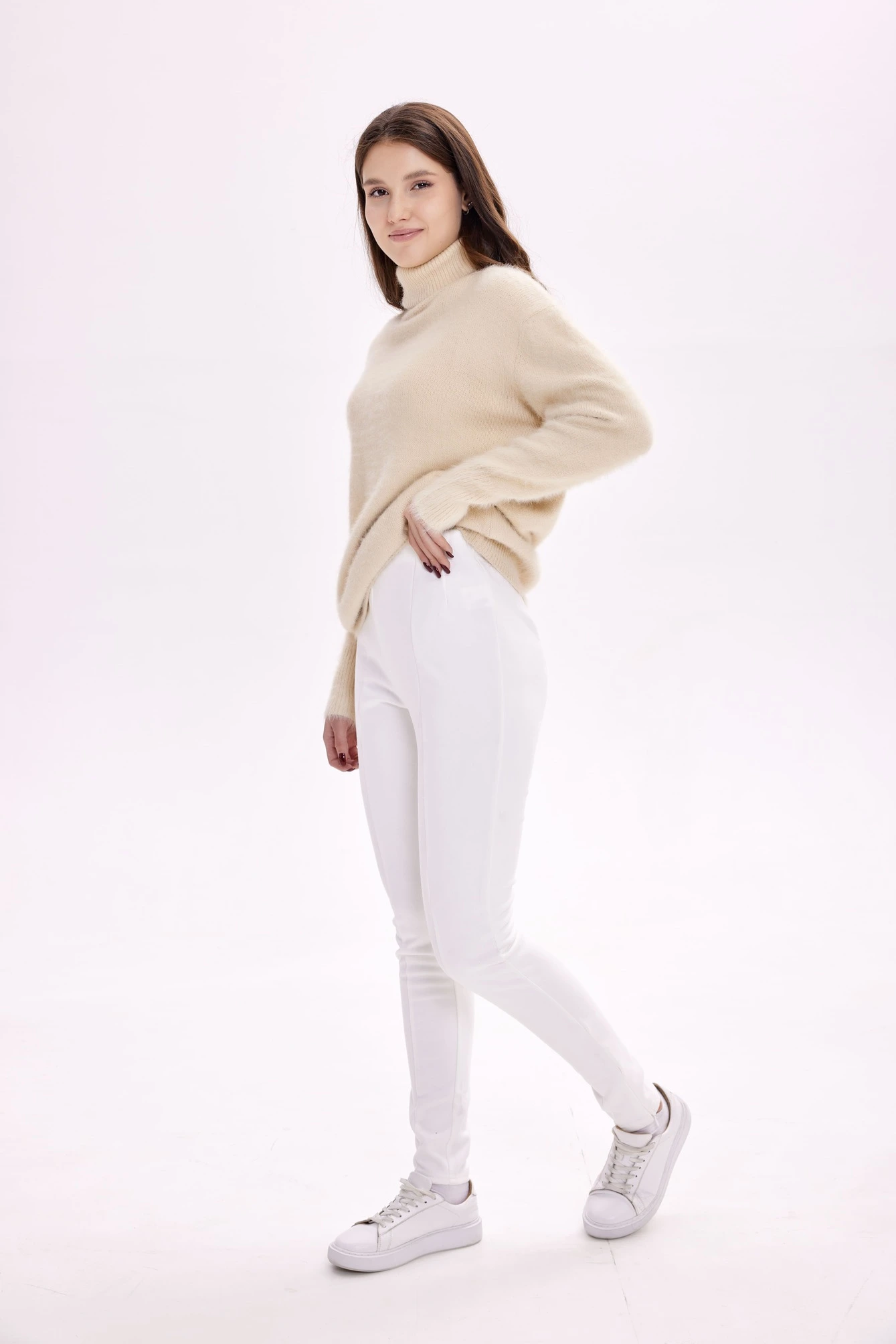 Брюки белый для женщин 39196-4 71