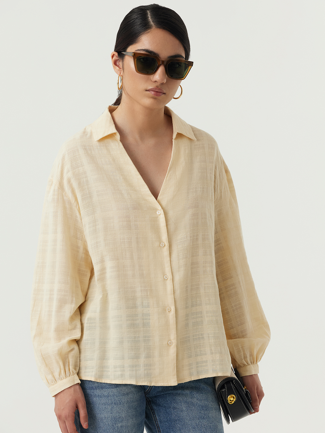 Блузка желтый для женщин 48157-5 28