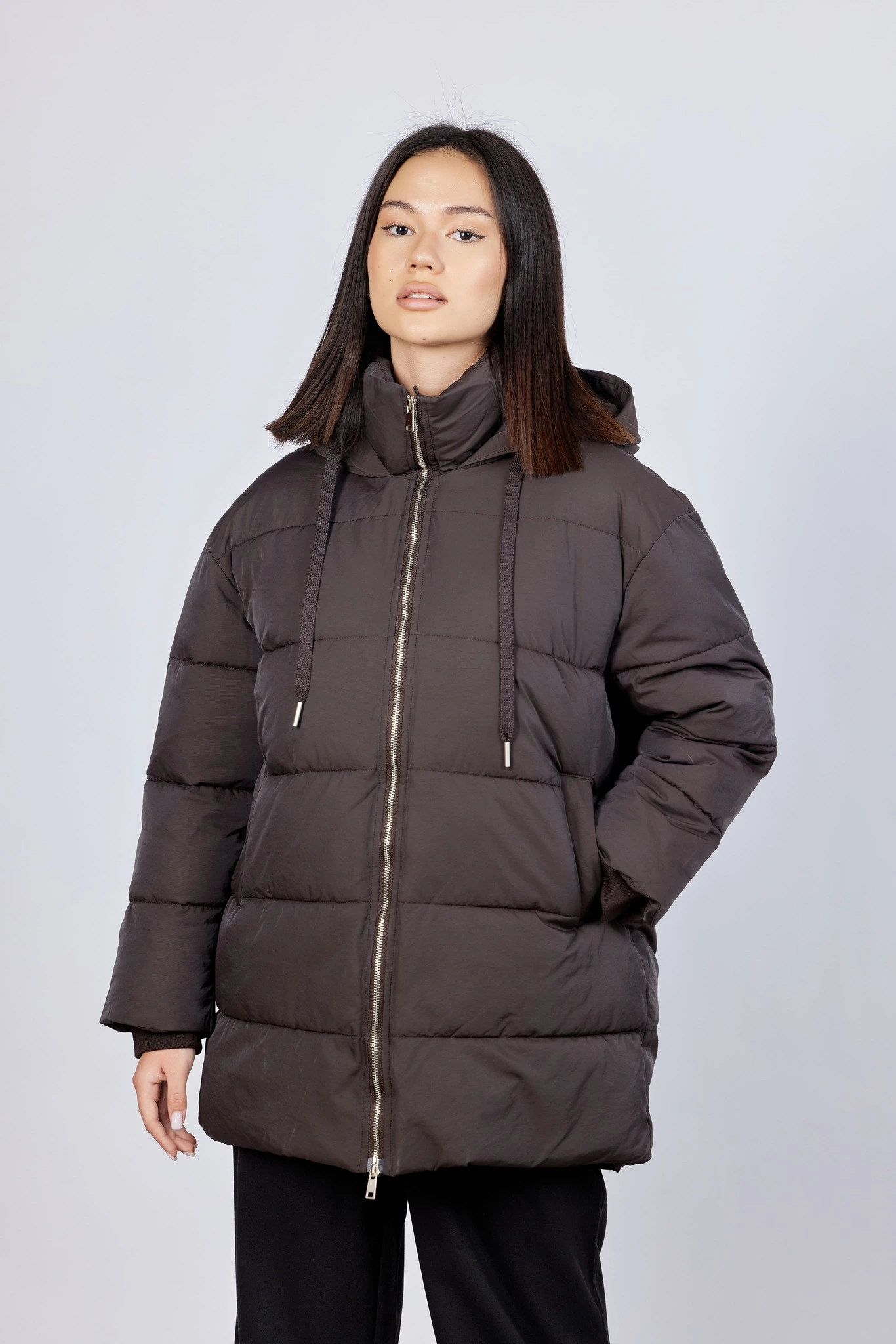 Куртка темно-серый для женщин 43408-12 47
