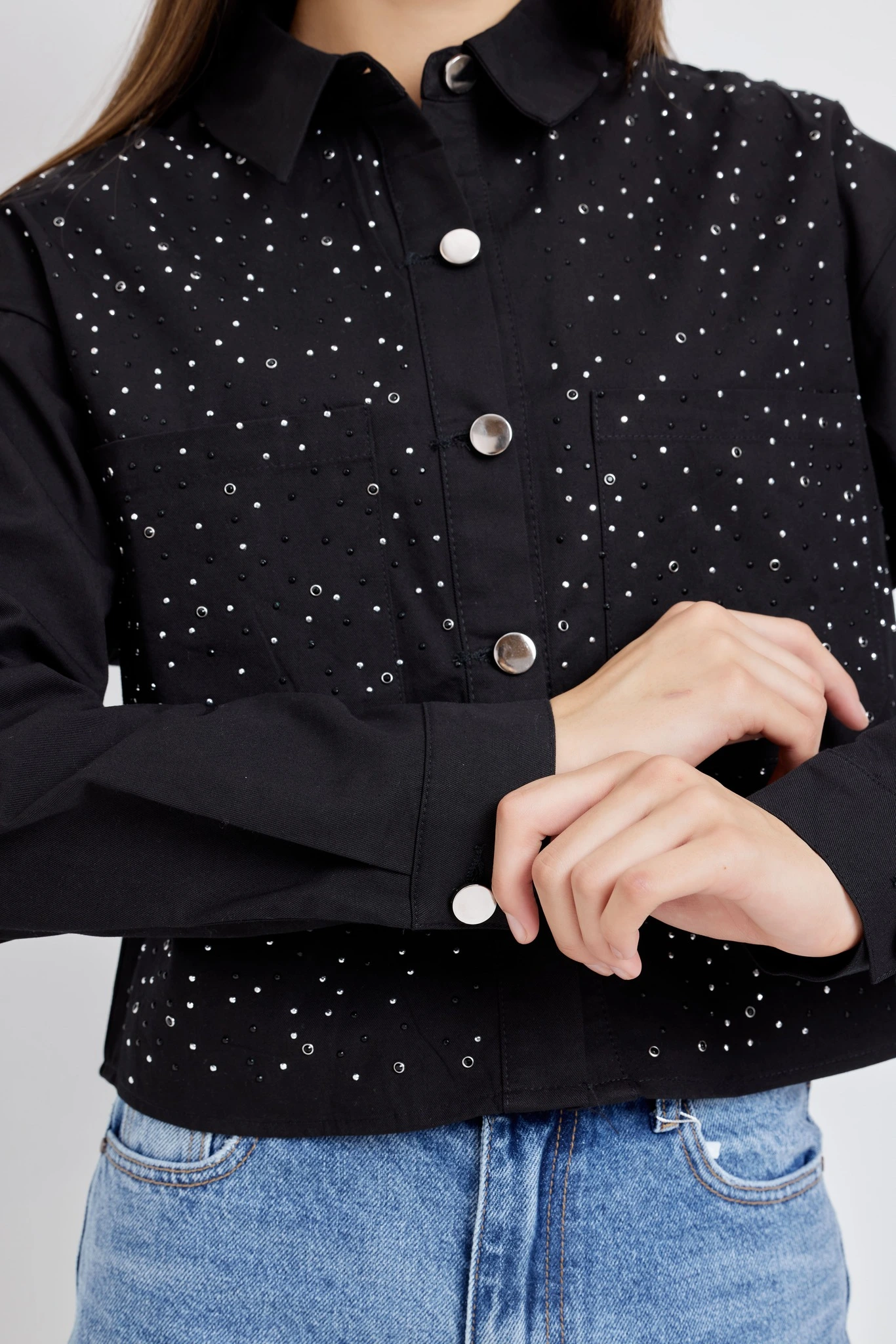 Рубашка черный для женщин 42162-1 66