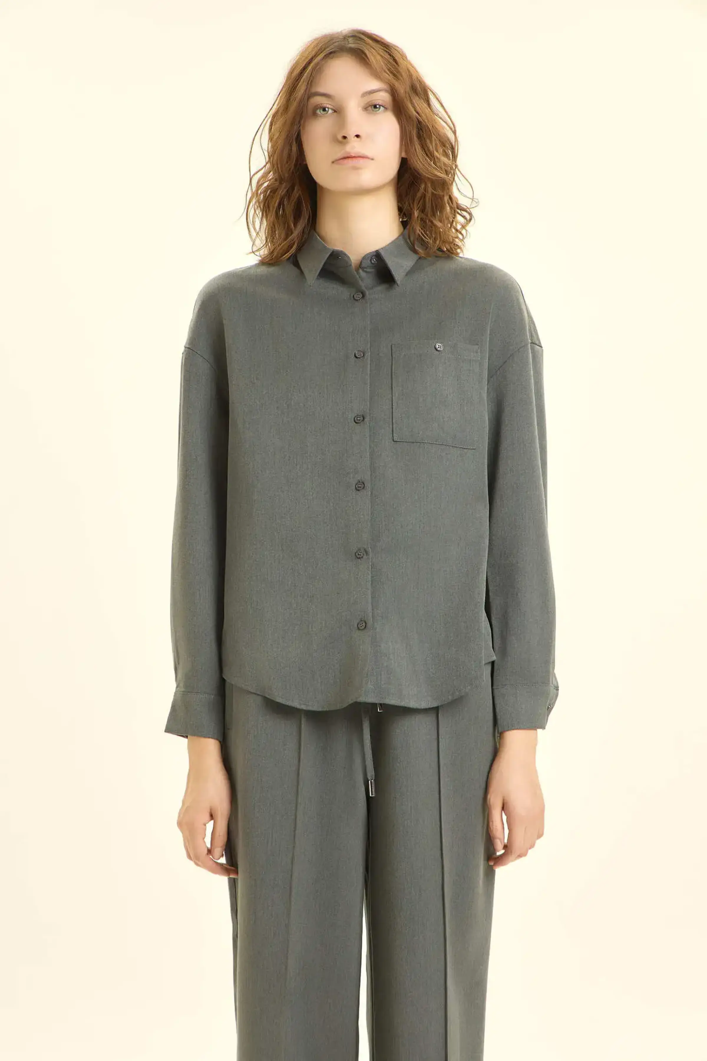 Рубашка серый для женщин 46302-61 66