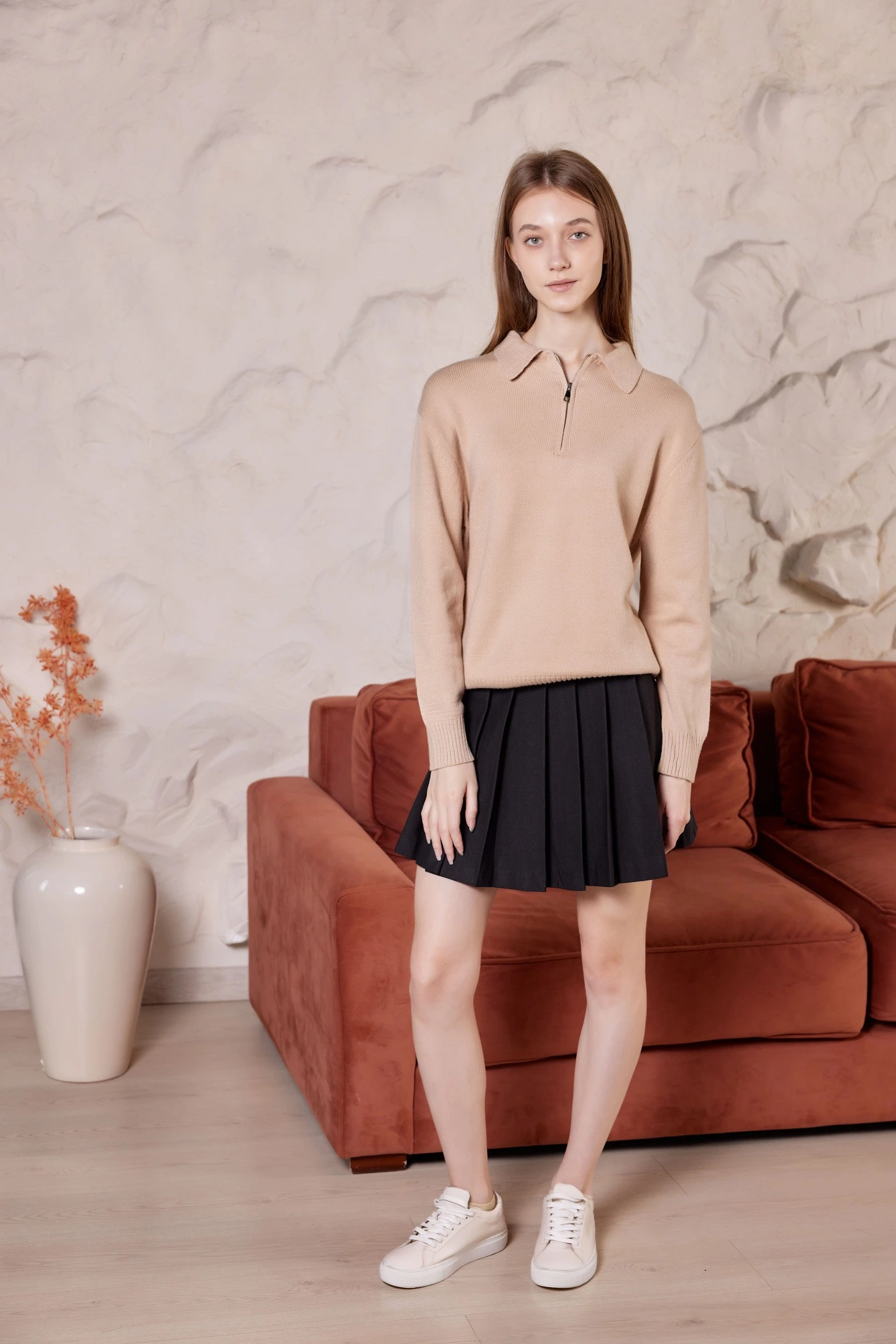 Джемпер бежевый для женщин 42247-15 60