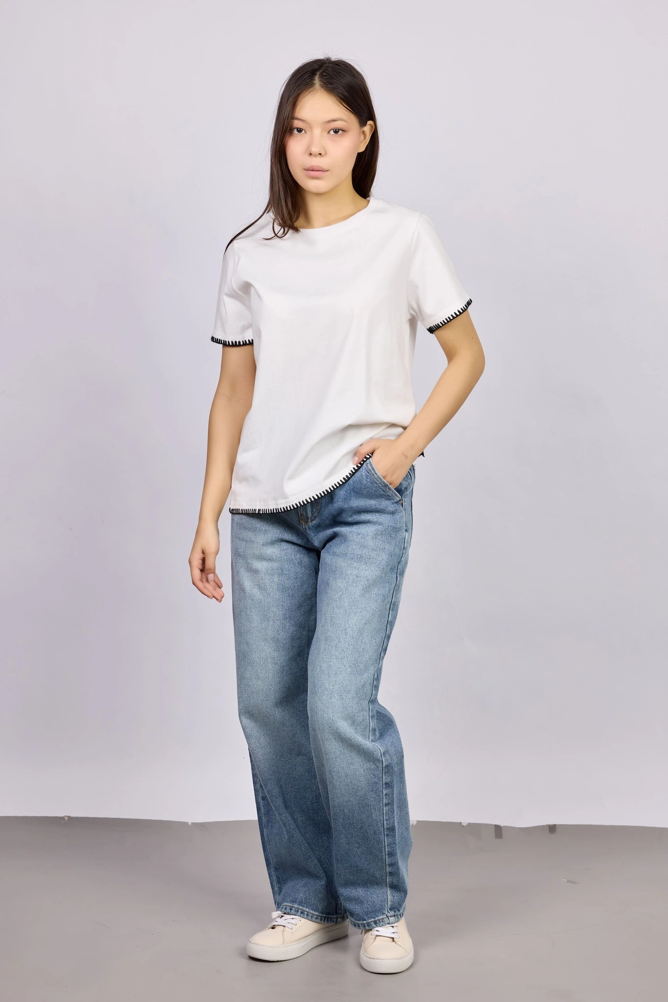 Джинсы светло-синий для женщин 42277-195 74