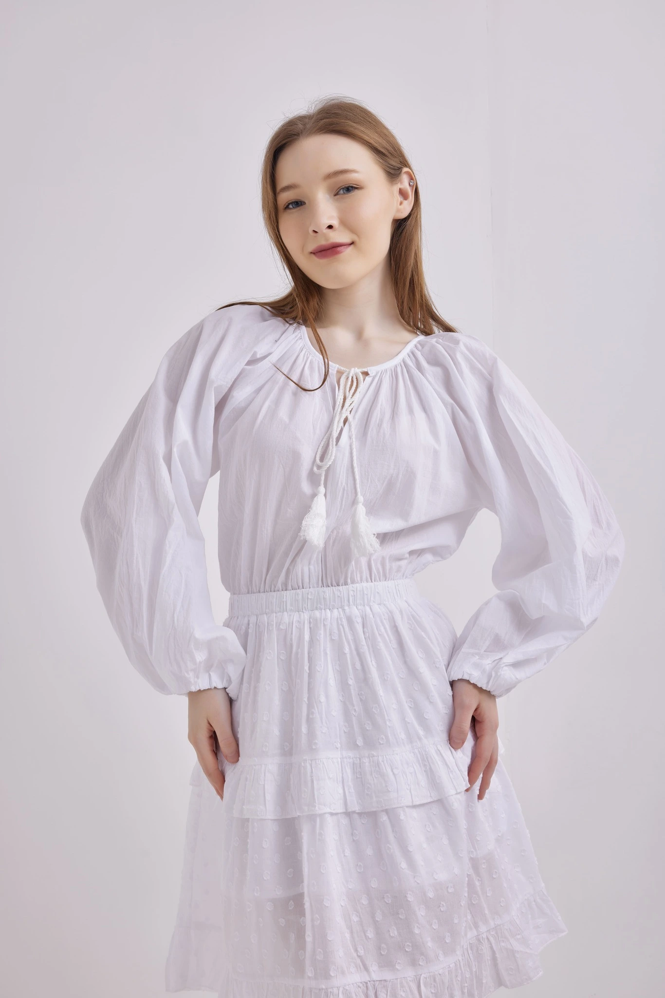 Платье белый для женщин 41297-4 54