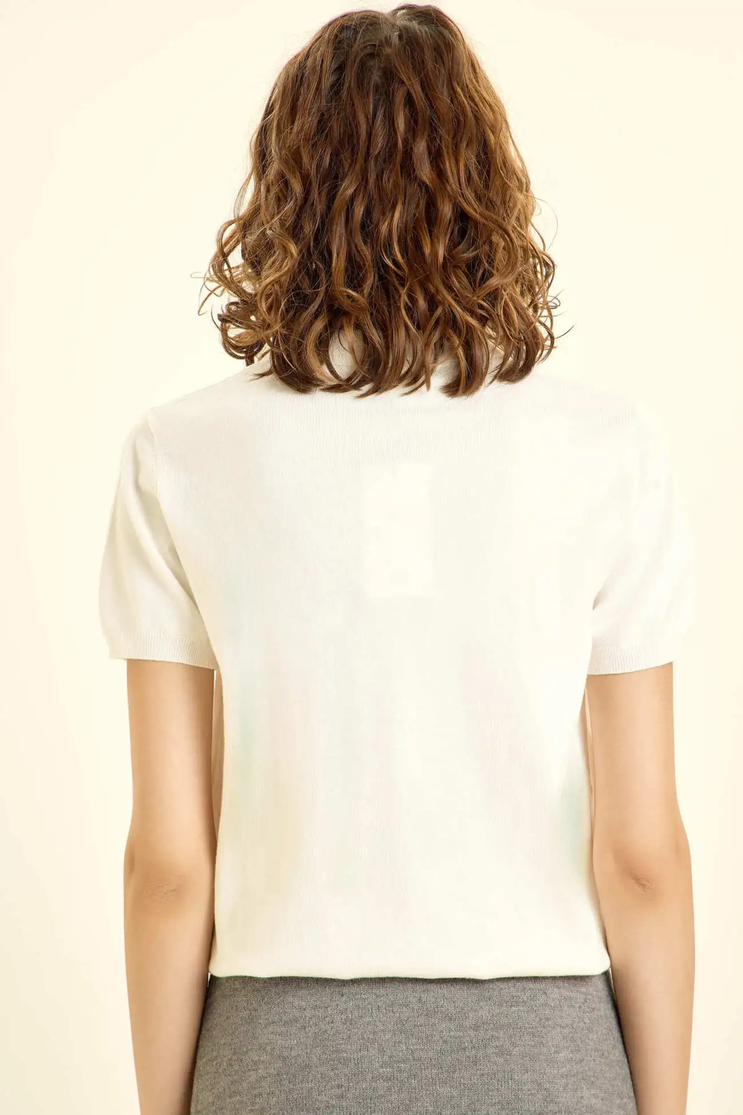 Джемпер белый для женщин 46128-4 60