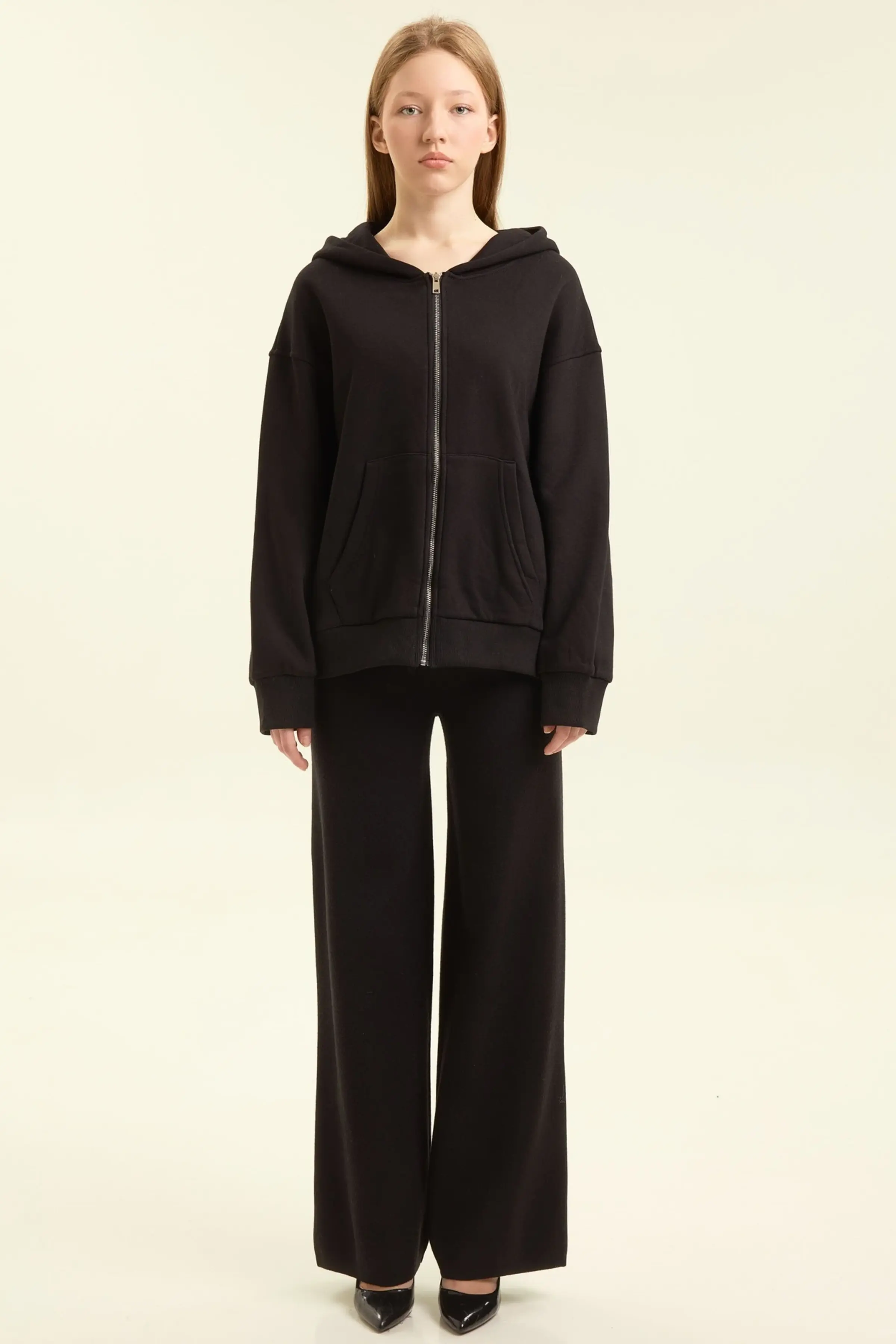 Худи черный для женщин 47244-1 62