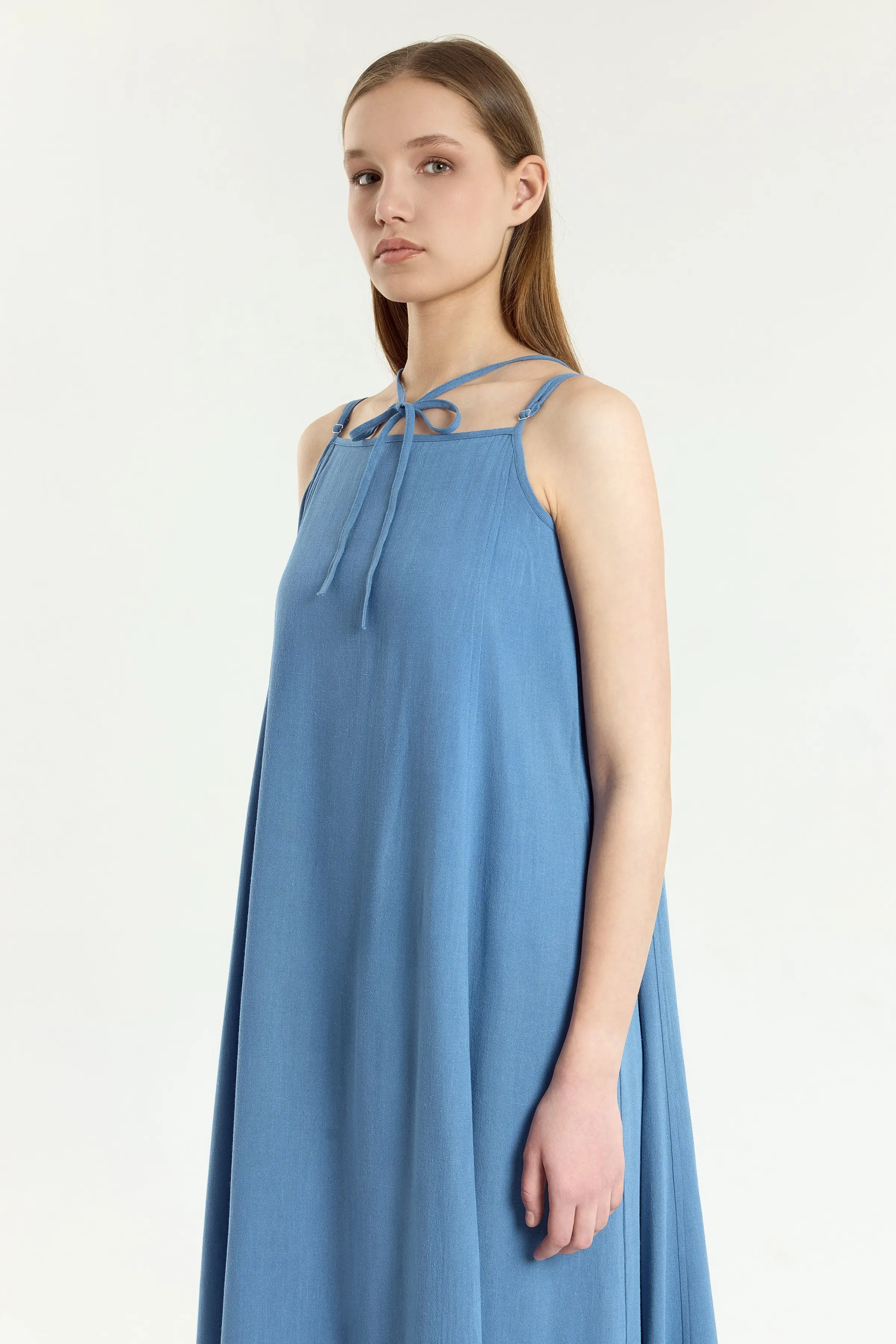 Сарафан темно-синий для женщин 45286-18 48