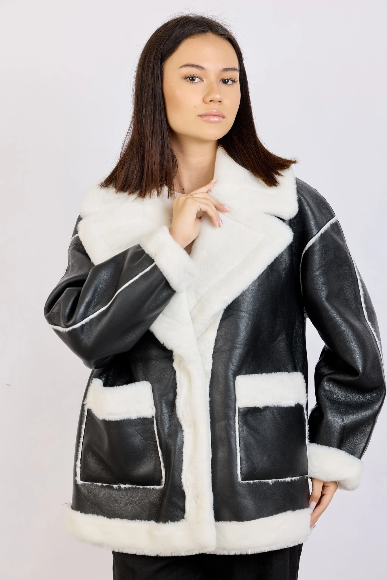 Куртка черный для женщин 43426-1 47