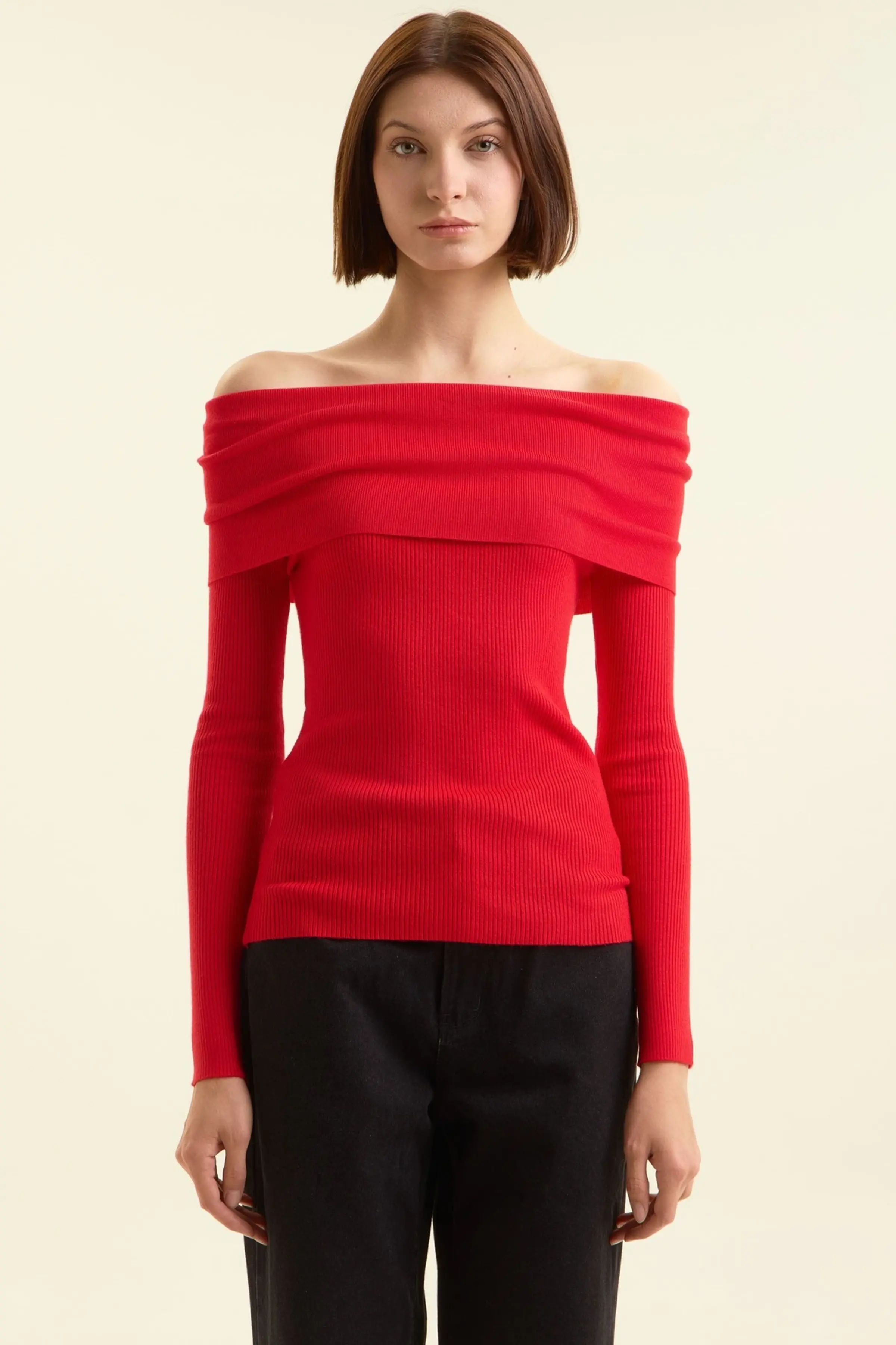 Джемпер красный для женщин 47170-7 60