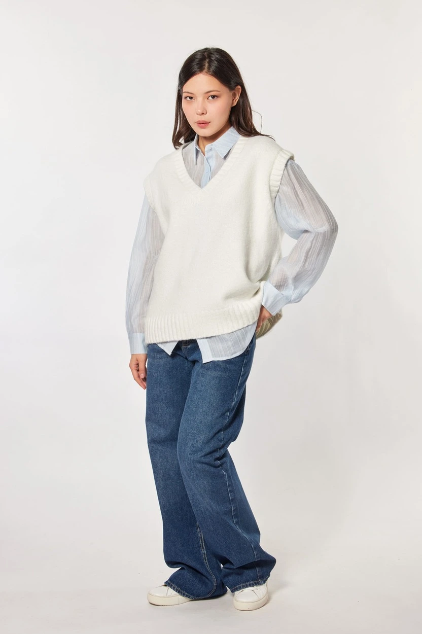 Жилетка белый для женщин 44200-4 68