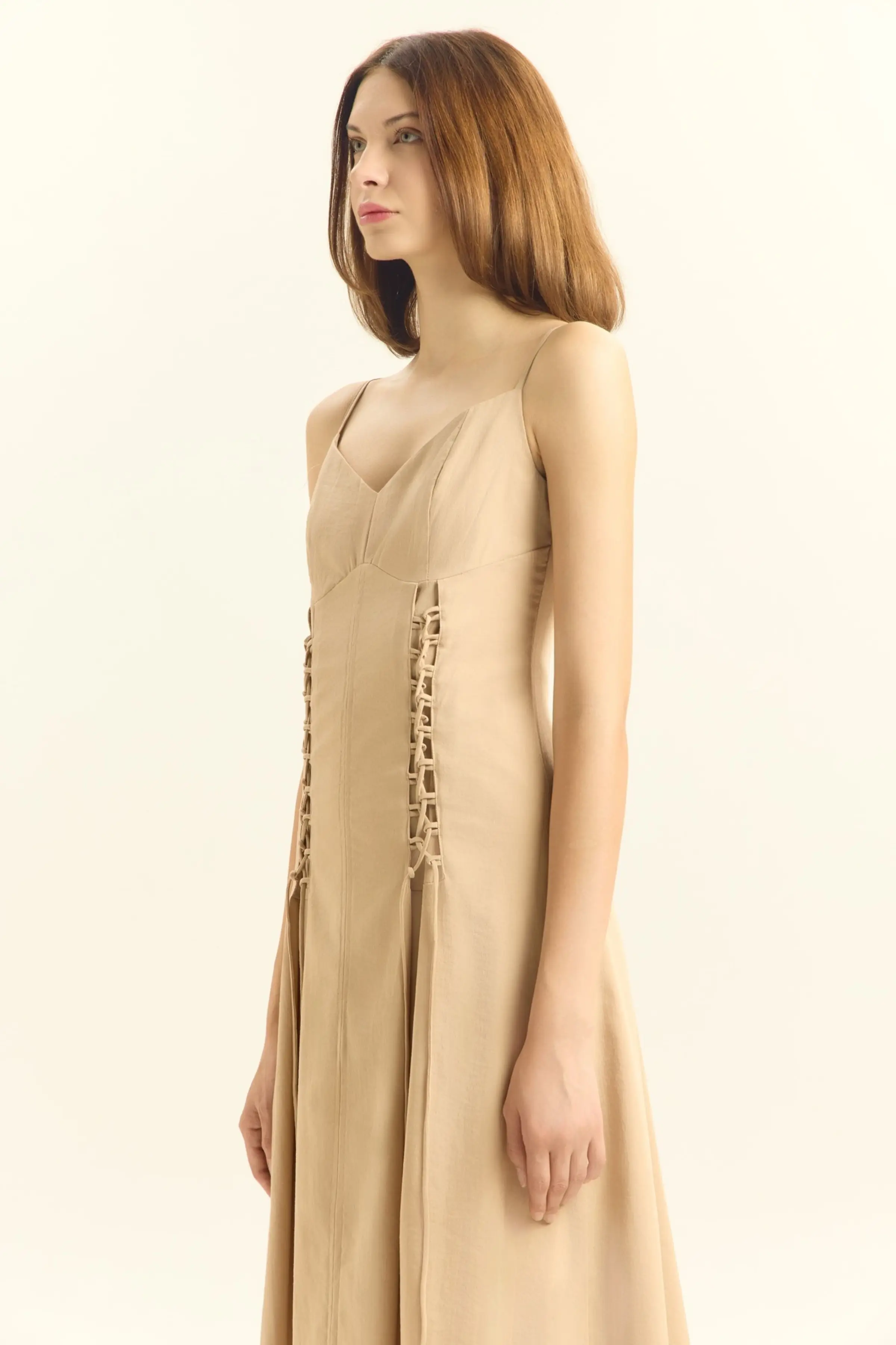 Сарафан бежевый для женщин 45218-15 48